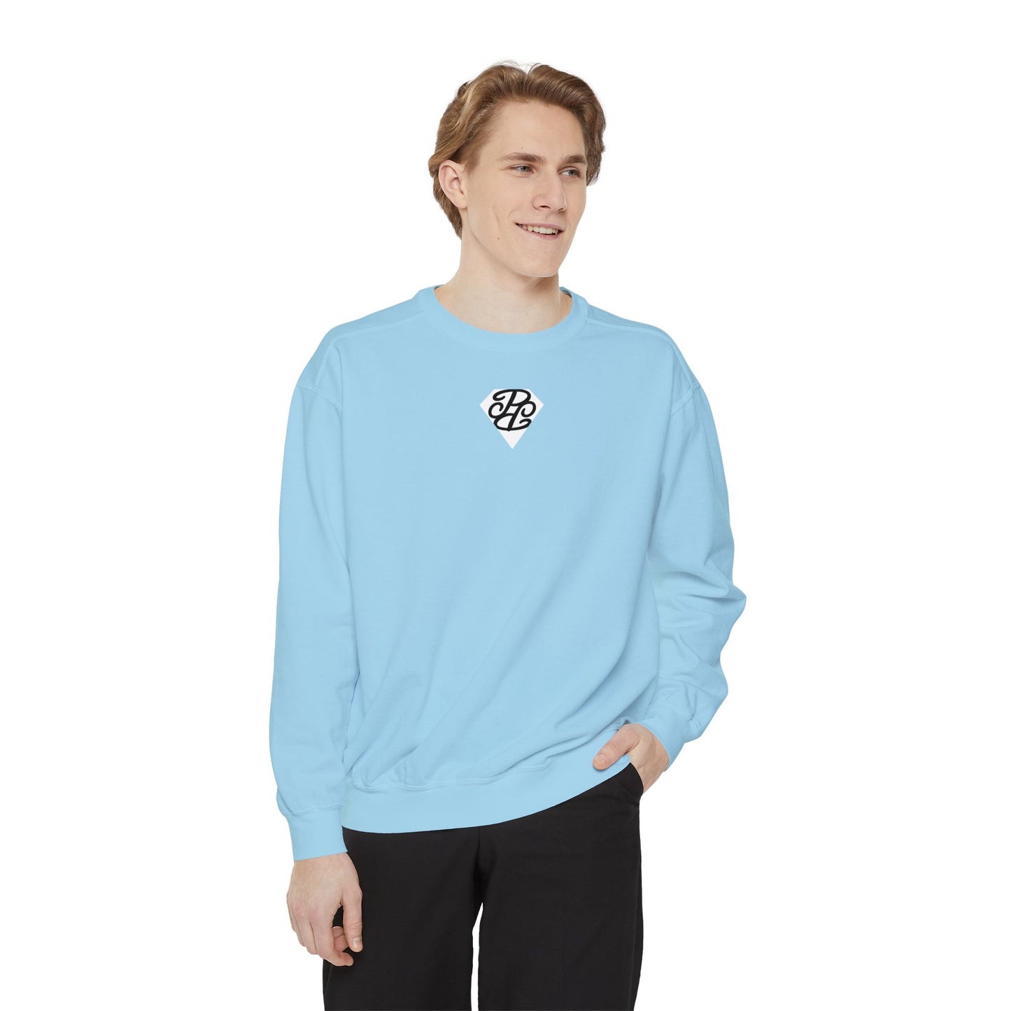 Phallacy Diamond Unisex Garment-Dyed Sweatshirt