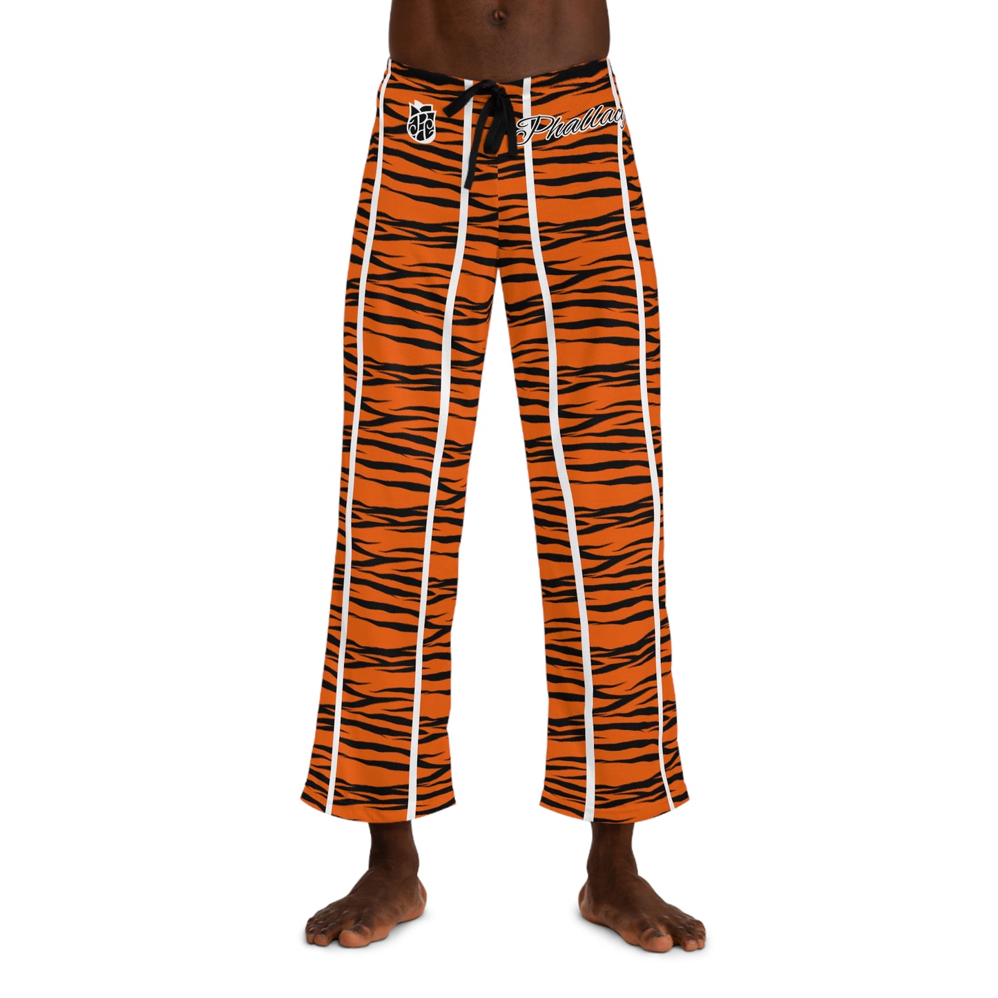 Phallacy Striped Designer Men's Pajama Pants
