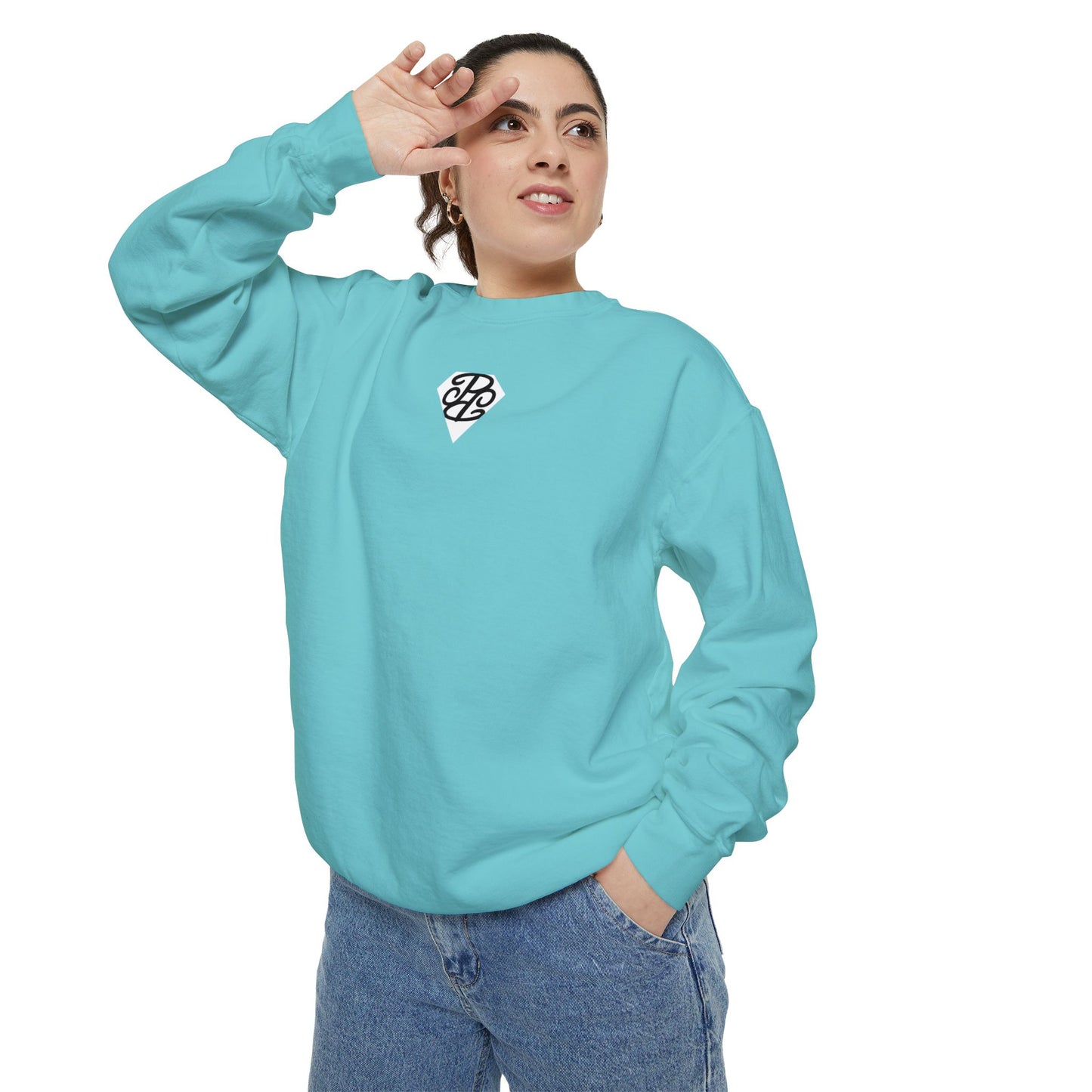 Phallacy Diamond Unisex Garment-Dyed Sweatshirt