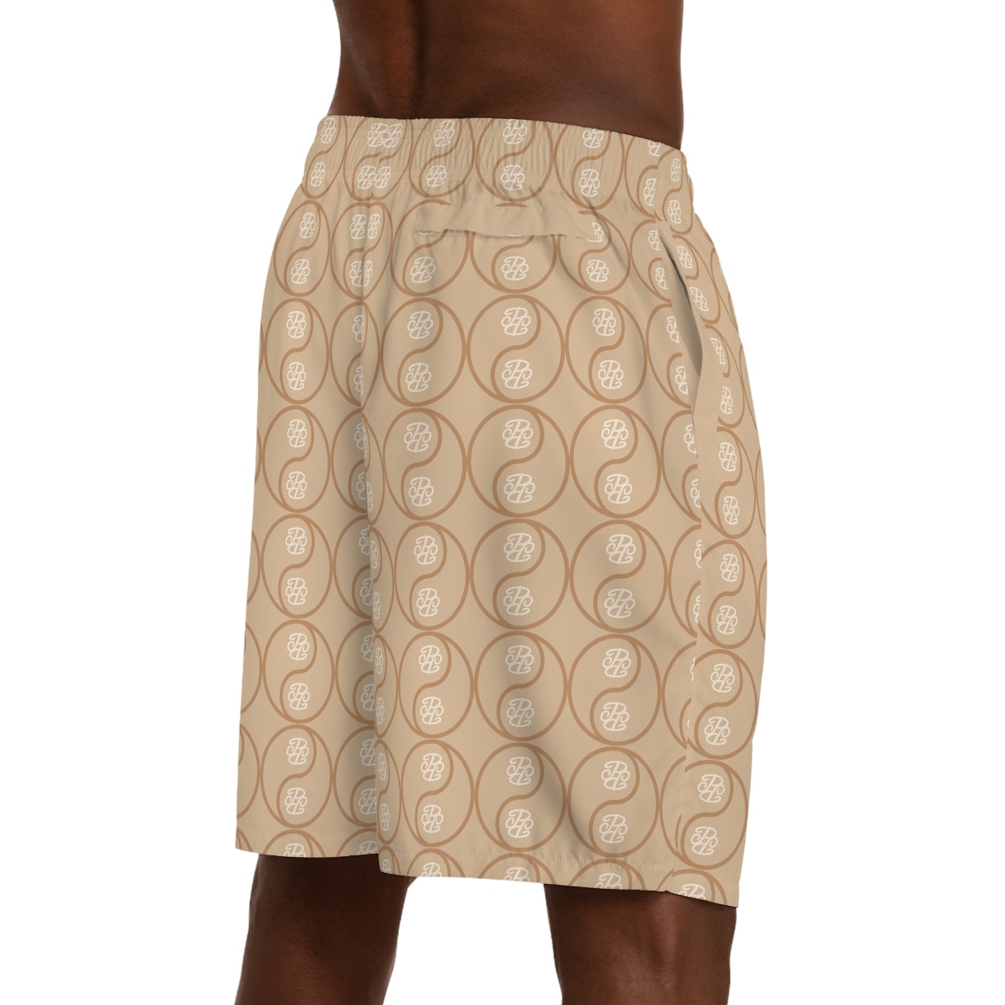 Phallacy Yin-Yang Designer Jogger Shorts