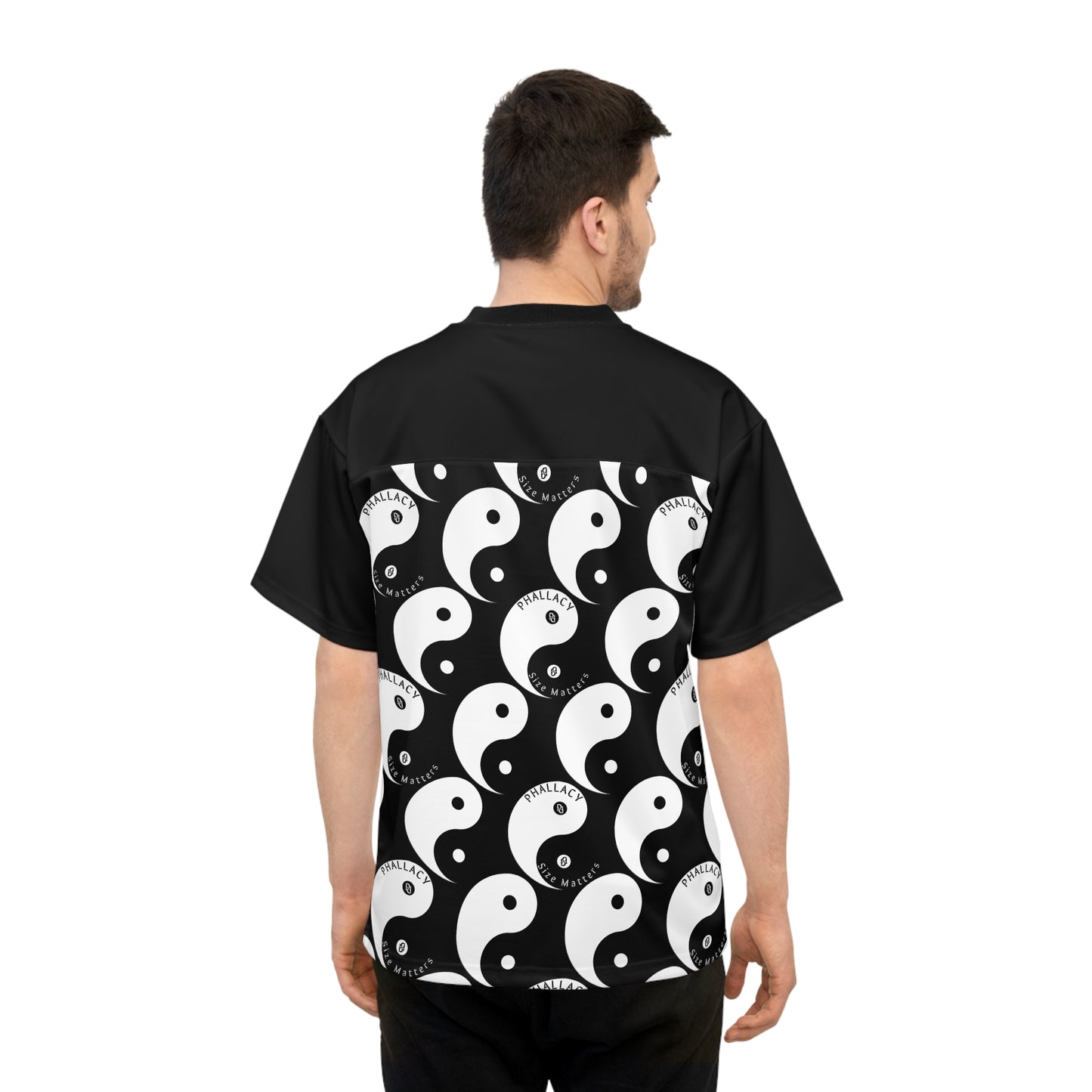 Phallacy Yin-Yang Designer Unisex Football Jersey