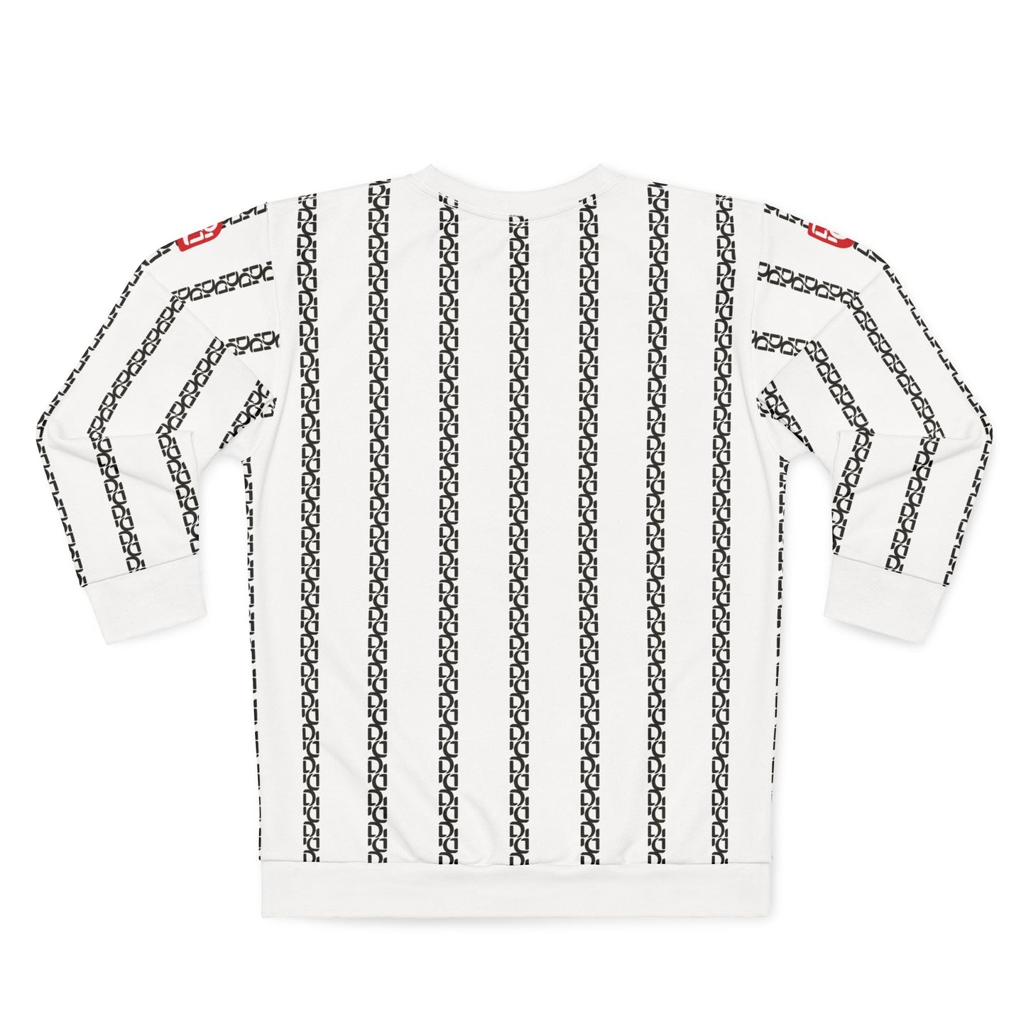 Phallacy Striped Designer Unisex Sweatshirt