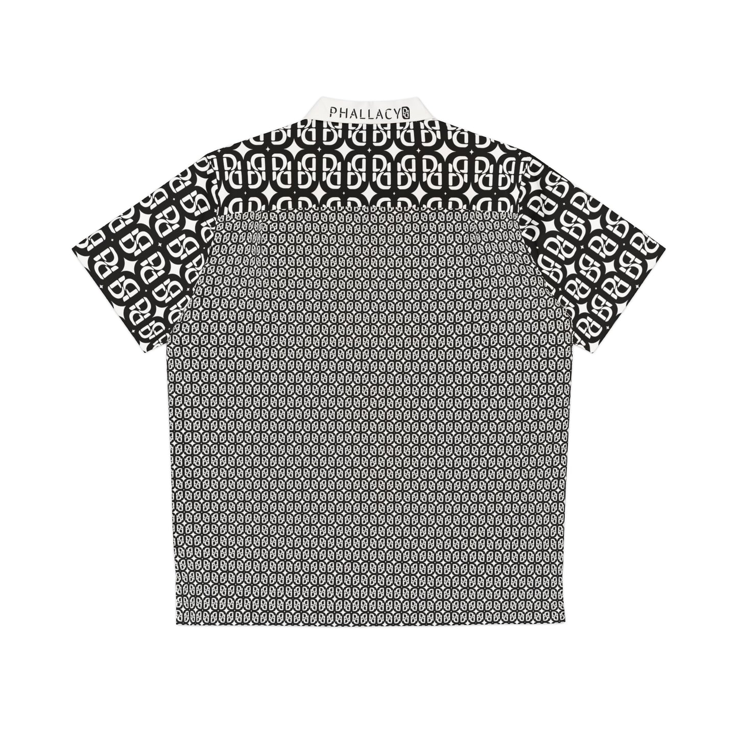 Phallacy Monogram Designer Button Up Shirt