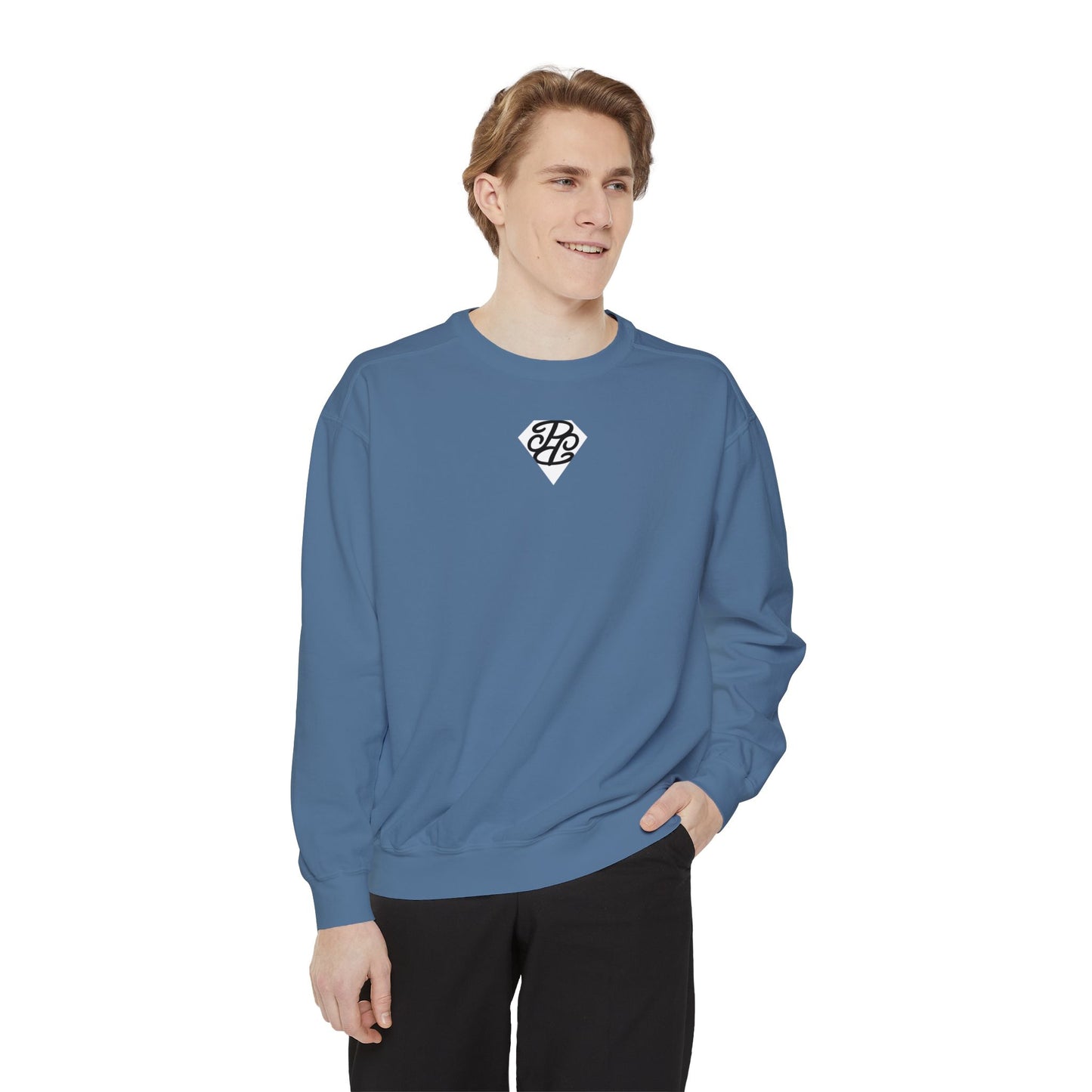 Phallacy Diamond Unisex Garment-Dyed Sweatshirt