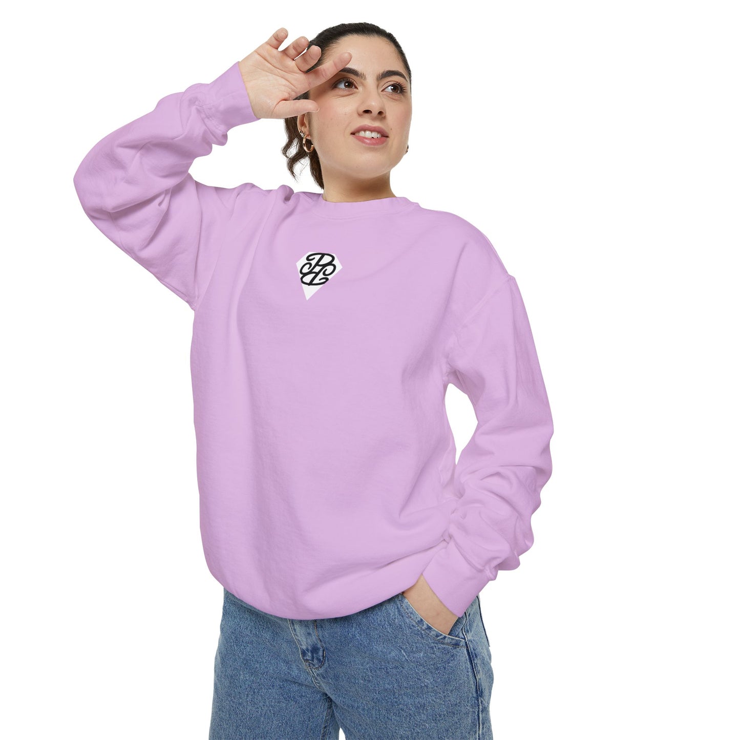 Phallacy Diamond Unisex Garment-Dyed Sweatshirt