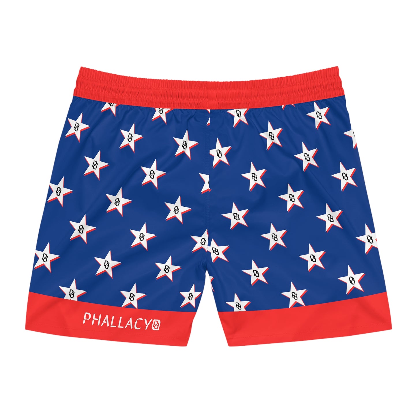 Phallacy Star Designer Mid-Length Swim Shorts