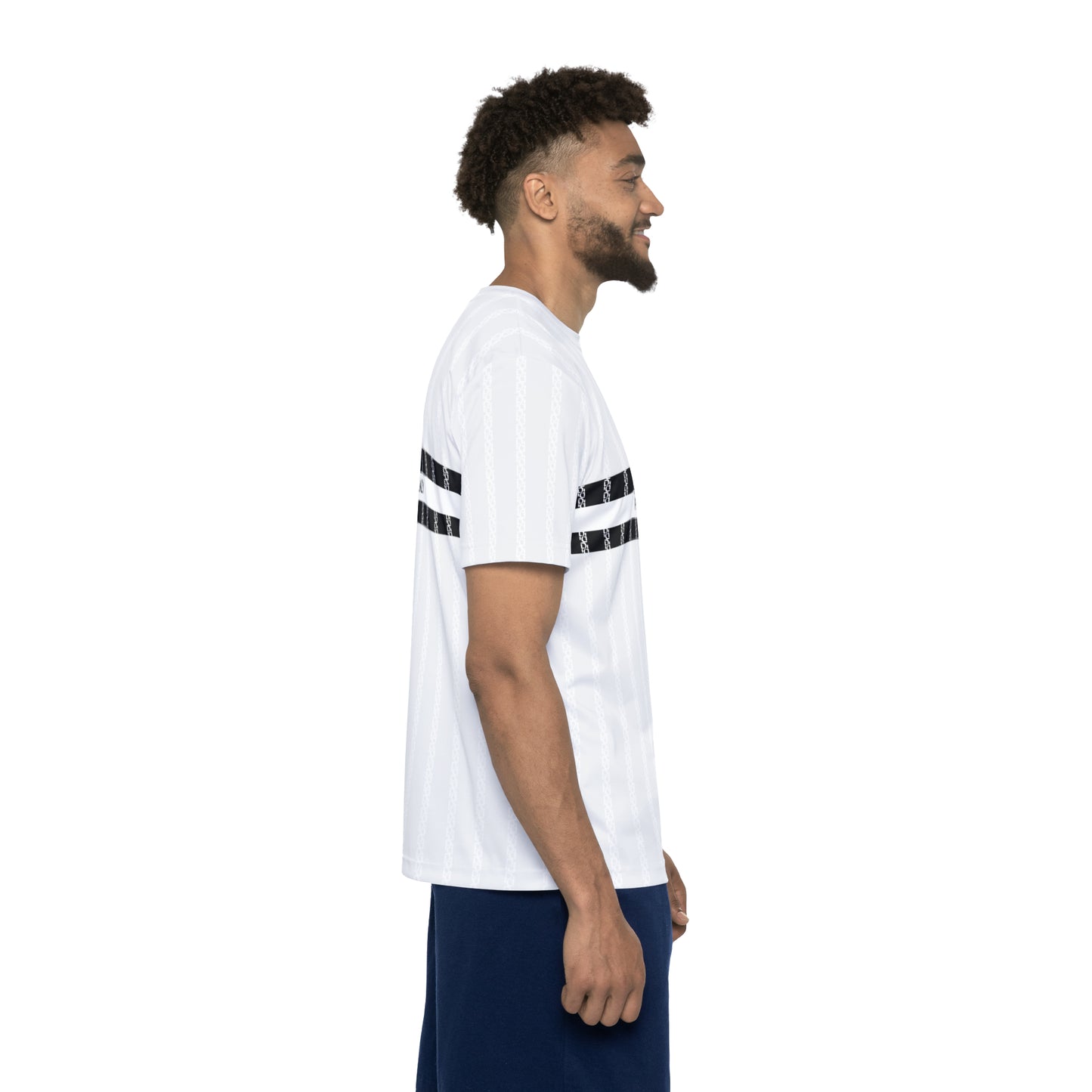 Phallacy Striped Designer Men's Sports Jersey