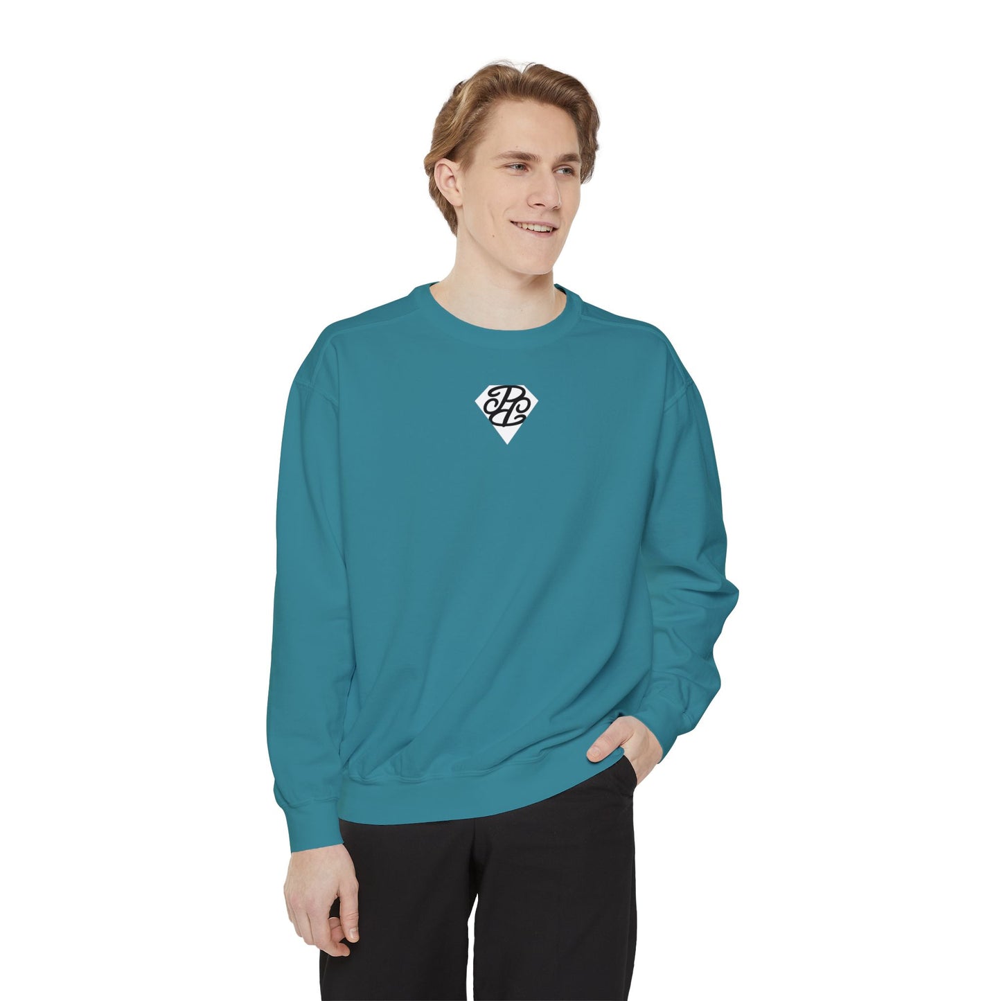 Phallacy Diamond Unisex Garment-Dyed Sweatshirt