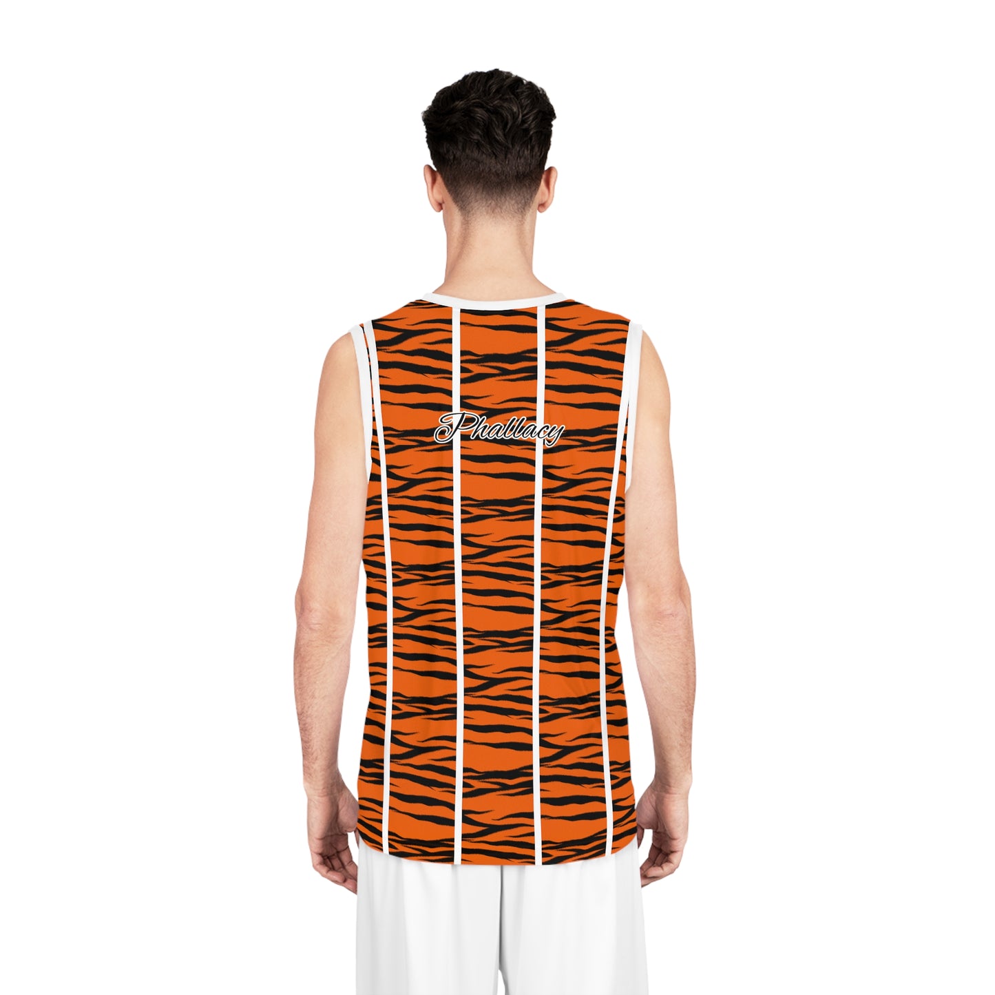 Phallacy Striped Designer Basketball Jersey