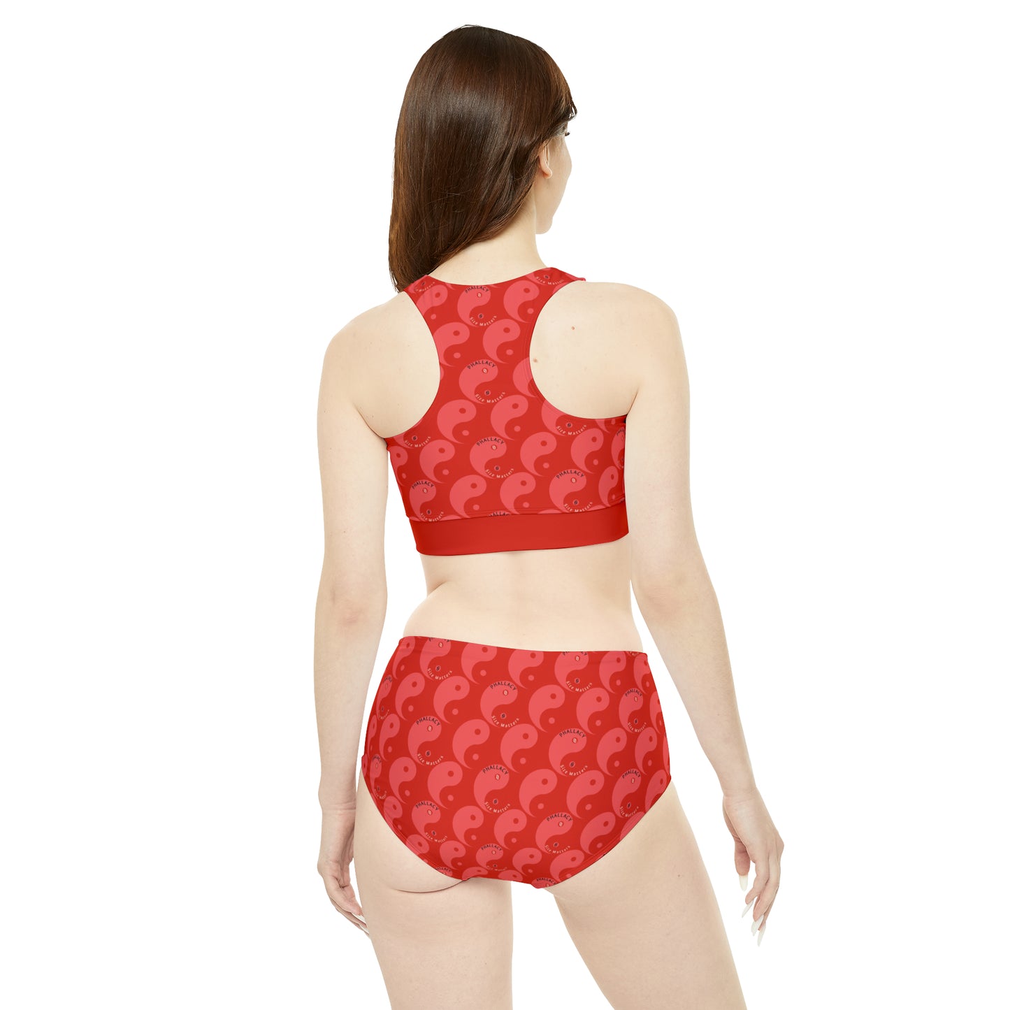 Phallacy Yin-Yang Designer Sporty Bikini Set