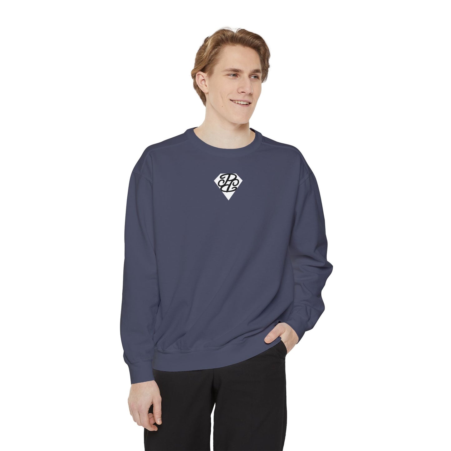 Phallacy Diamond Unisex Garment-Dyed Sweatshirt