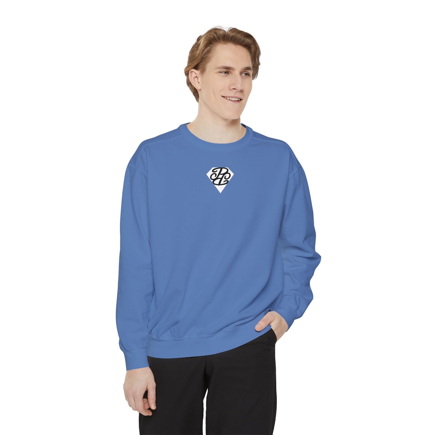 Phallacy Diamond Unisex Garment-Dyed Sweatshirt