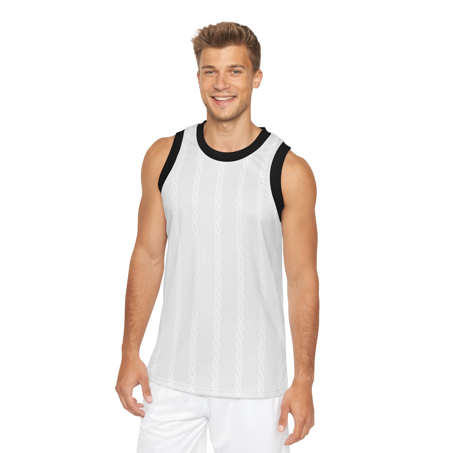 Phallacy Striped Designer Unisex Basketball Jersey