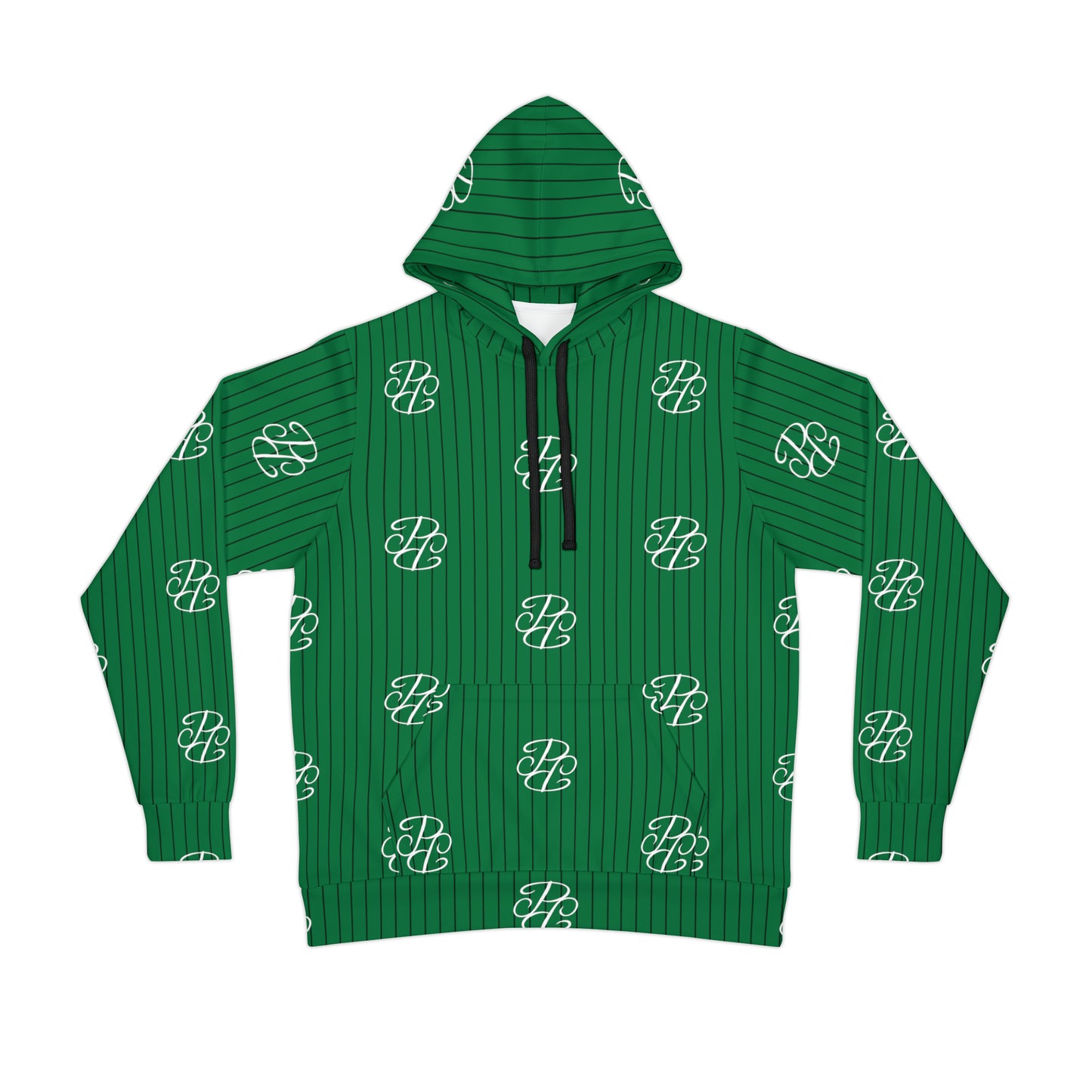Phallacy Players Striped Designer Unisex Athletic Hoodie