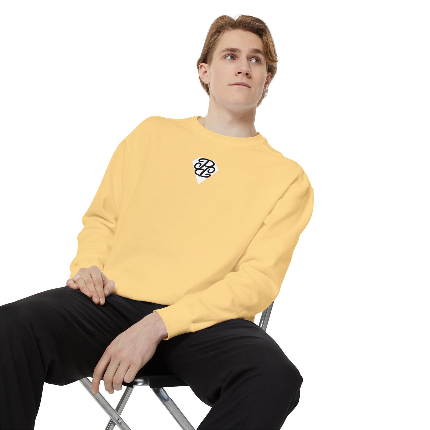 Phallacy Diamond Unisex Garment-Dyed Sweatshirt