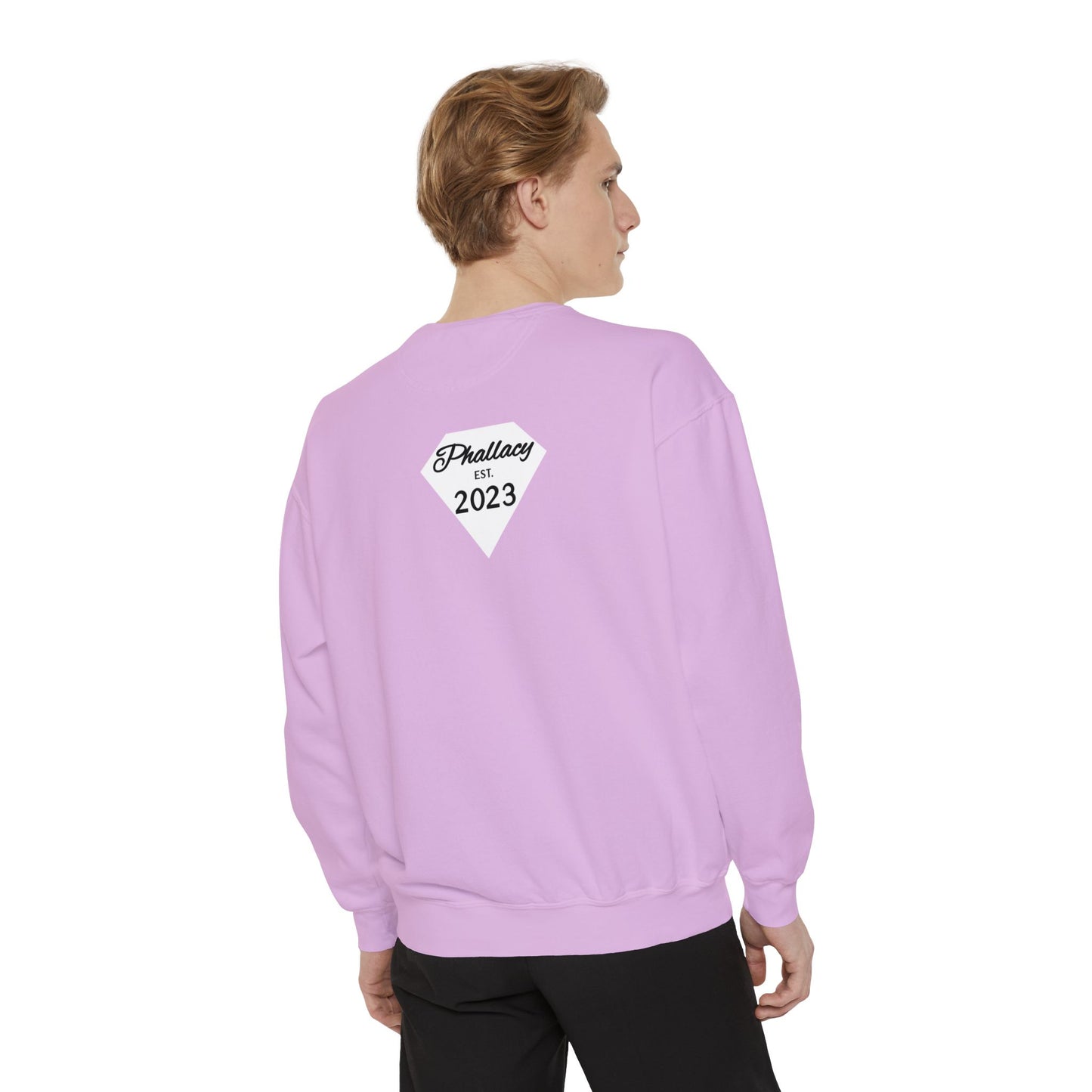 Phallacy Diamond Unisex Garment-Dyed Sweatshirt