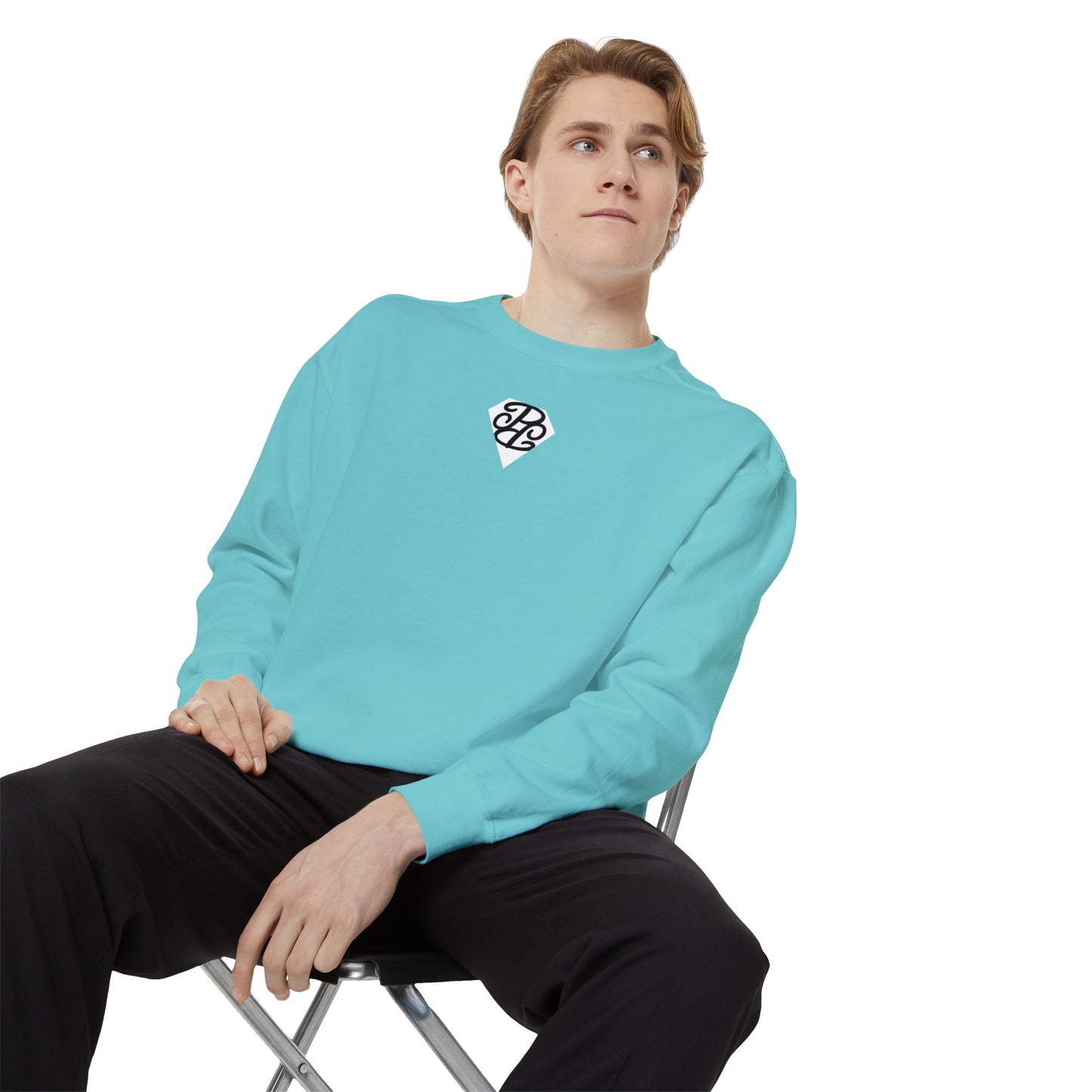 Phallacy Diamond Unisex Garment-Dyed Sweatshirt