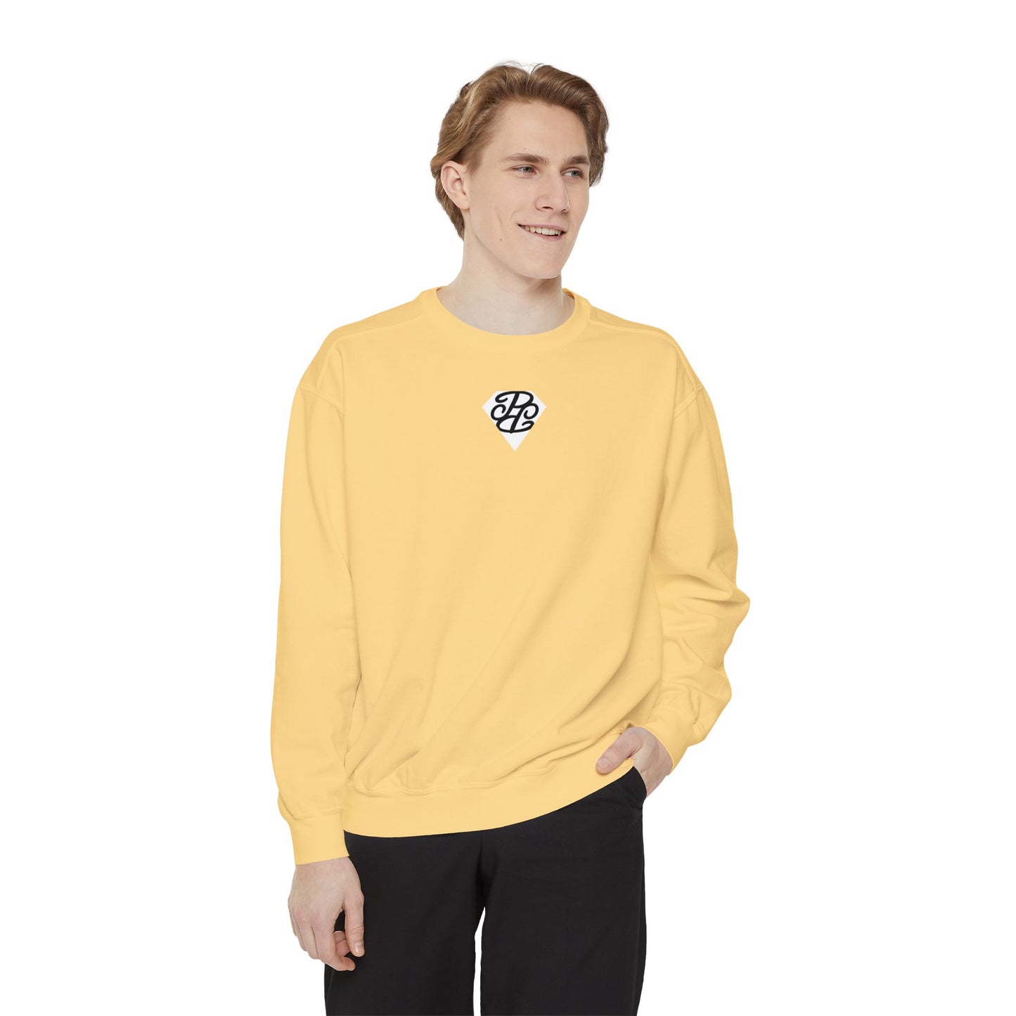 Phallacy Diamond Unisex Garment-Dyed Sweatshirt
