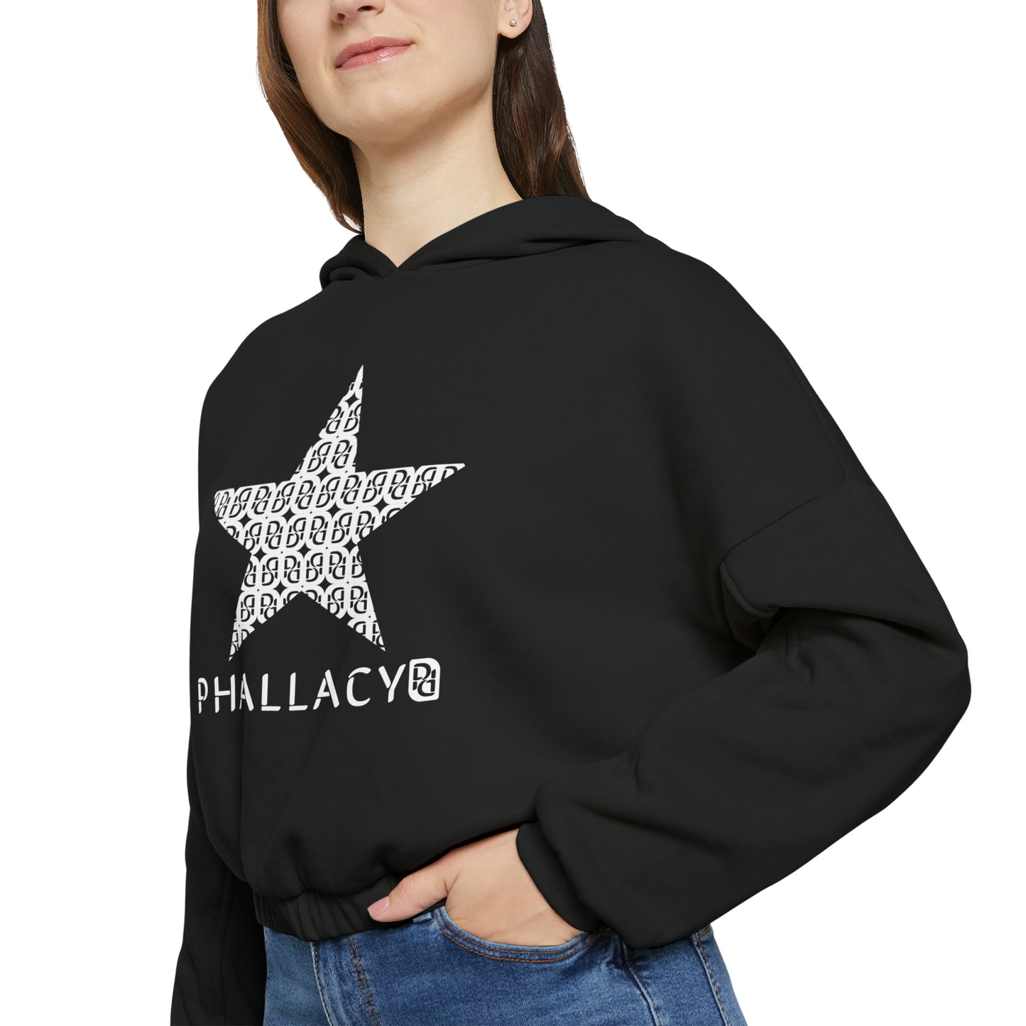 Phallacy Star Cinched Bottom Hoodie