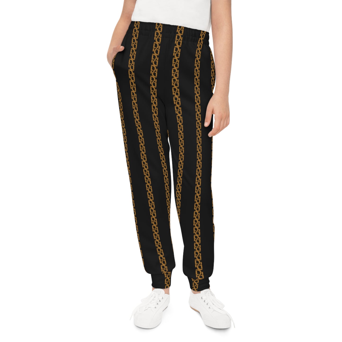 Phallacy Striped Designer Youth Joggers