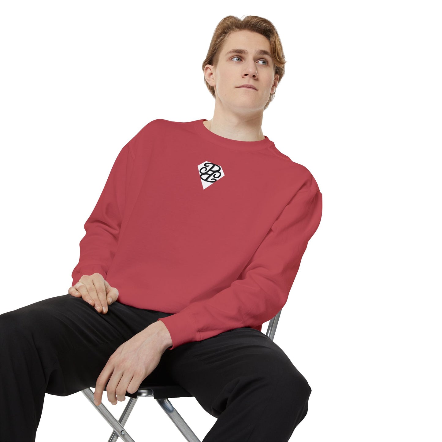 Phallacy Diamond Unisex Garment-Dyed Sweatshirt