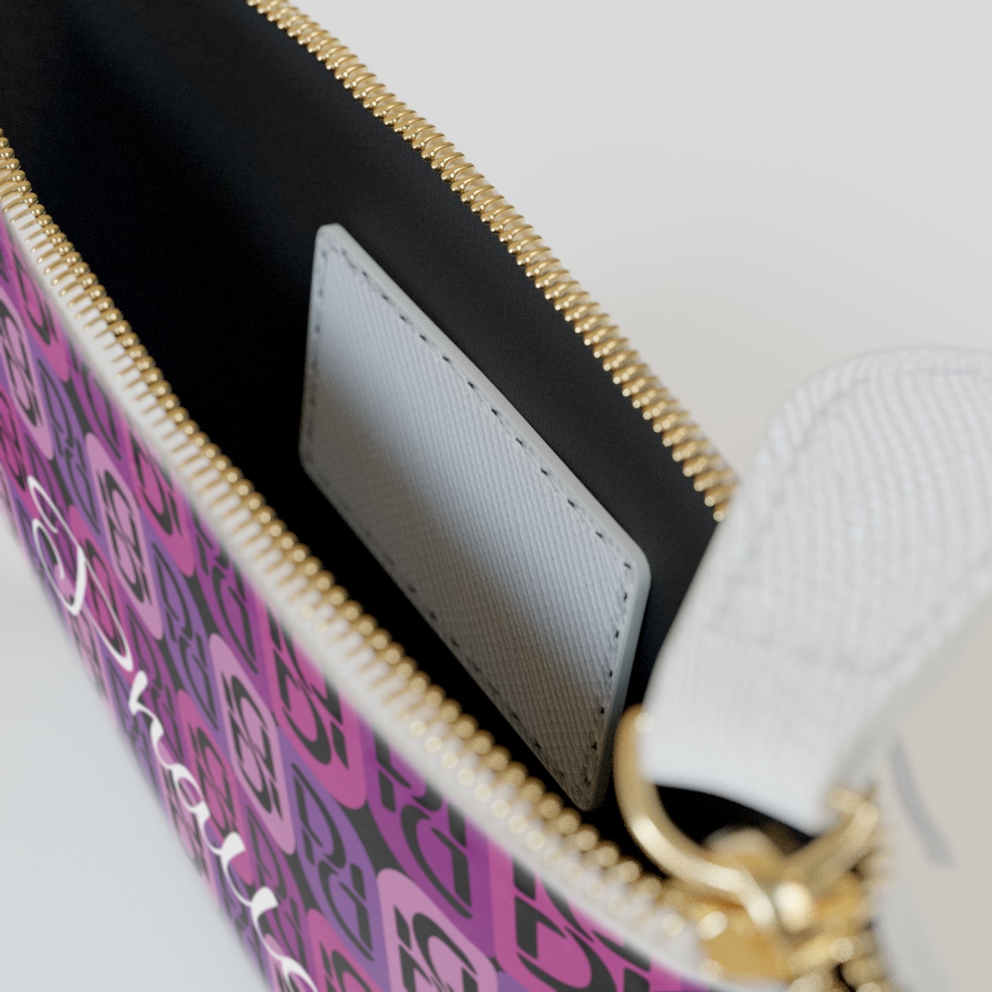Phallacy Monogram Designer Mini Clutch Bag