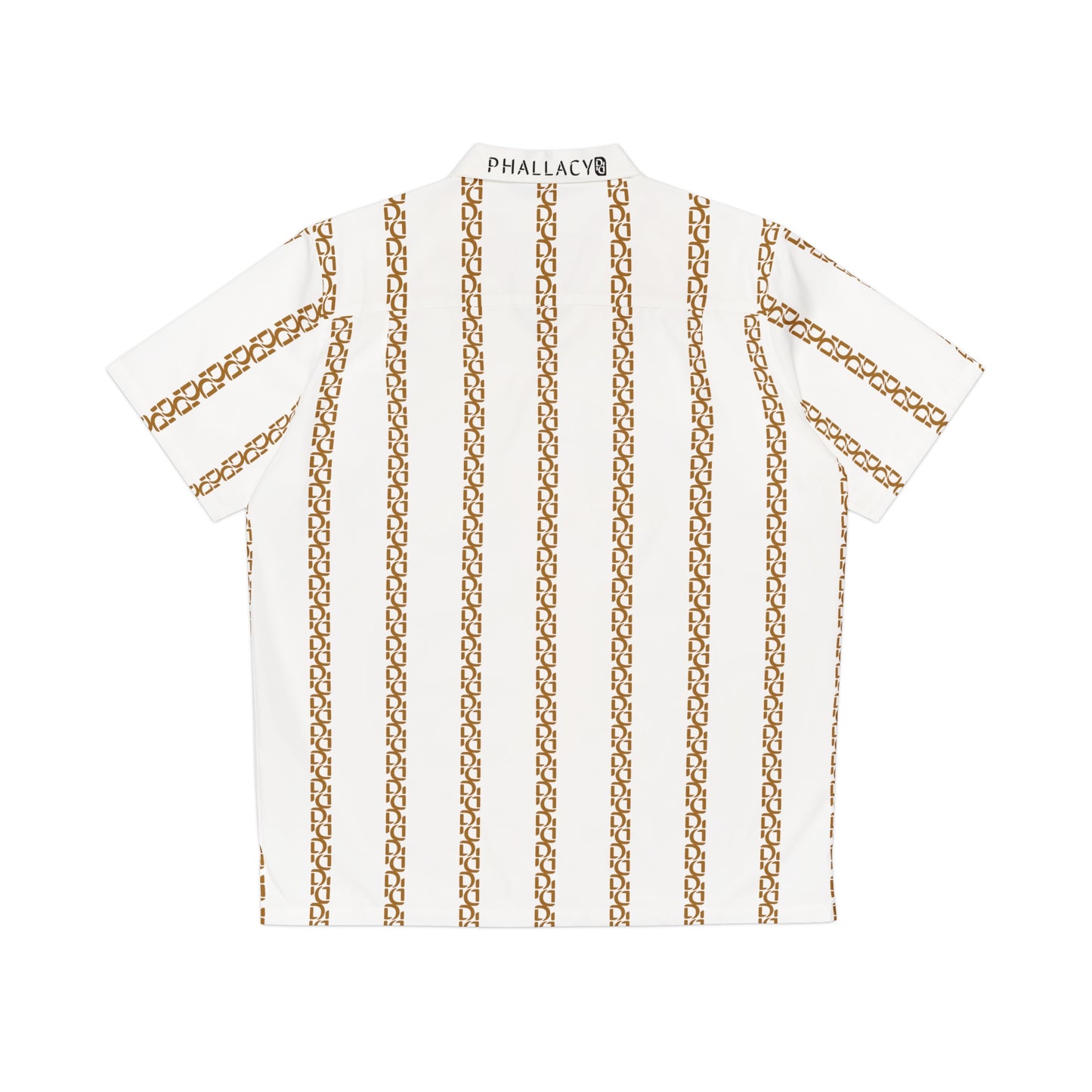 Phallacy Striped Designer Button Up Shirt