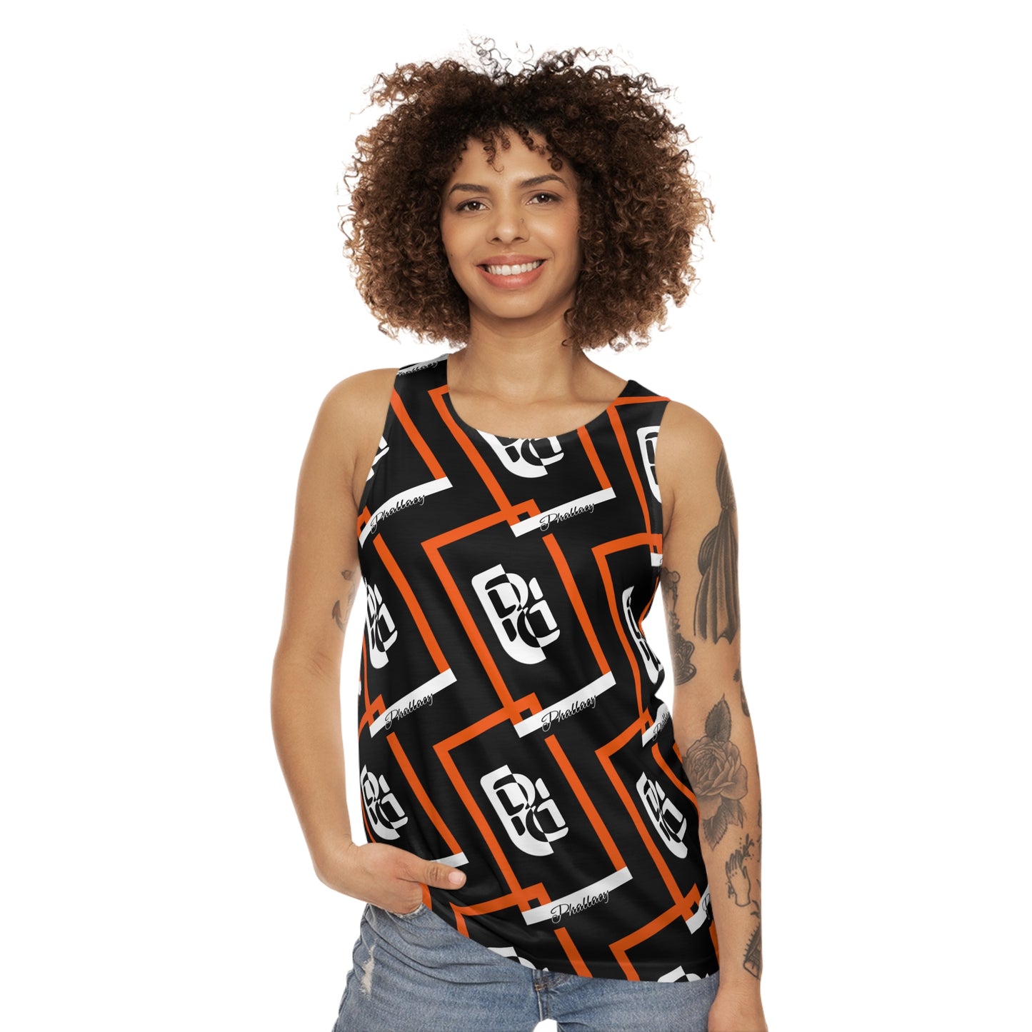 Phallacy Frame Designer Unisex Tank Top