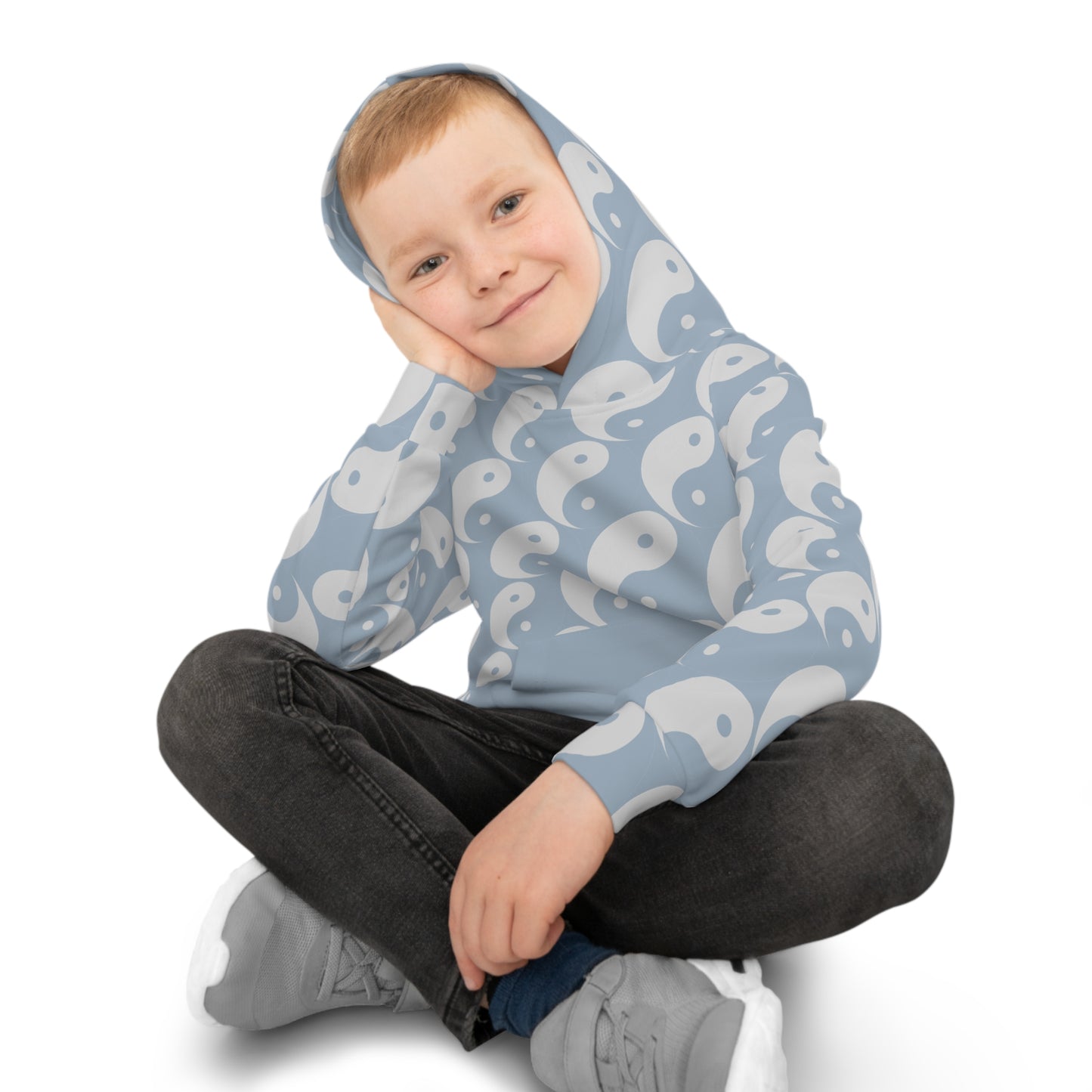 Phallacy Yin-Yang Designer Youth Hoodie
