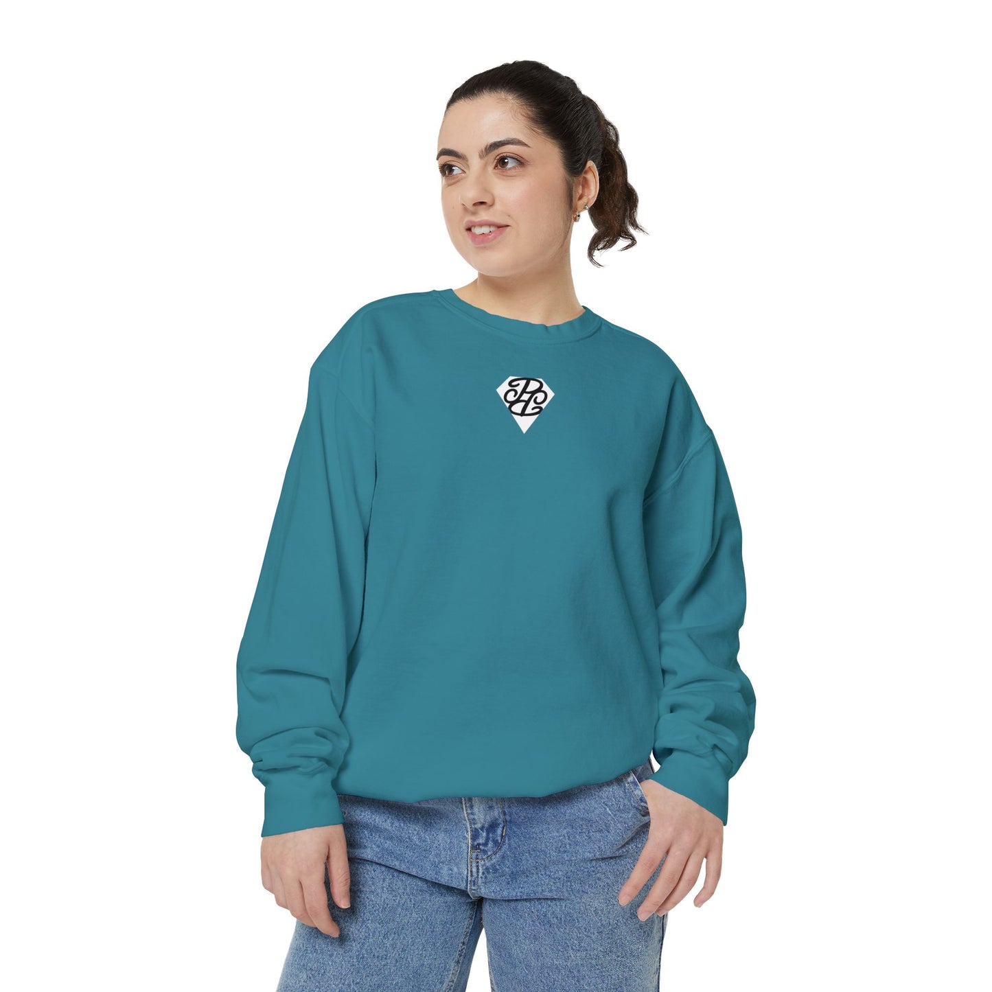 Phallacy Diamond Unisex Garment-Dyed Sweatshirt