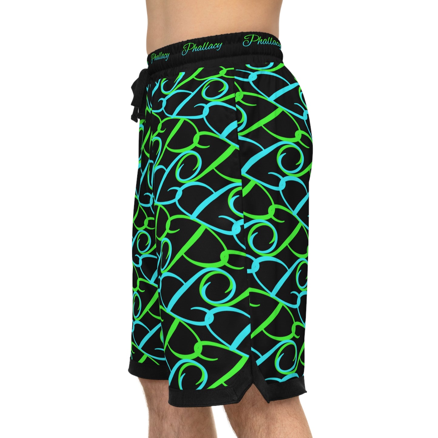 Phallacy Players Designer Unisex Basketball Shorts