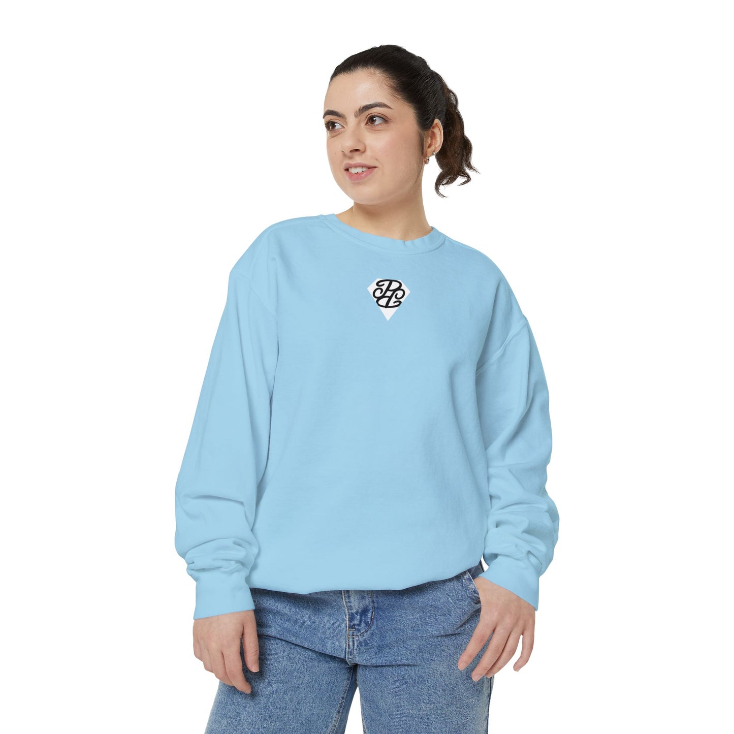 Phallacy Diamond Unisex Garment-Dyed Sweatshirt