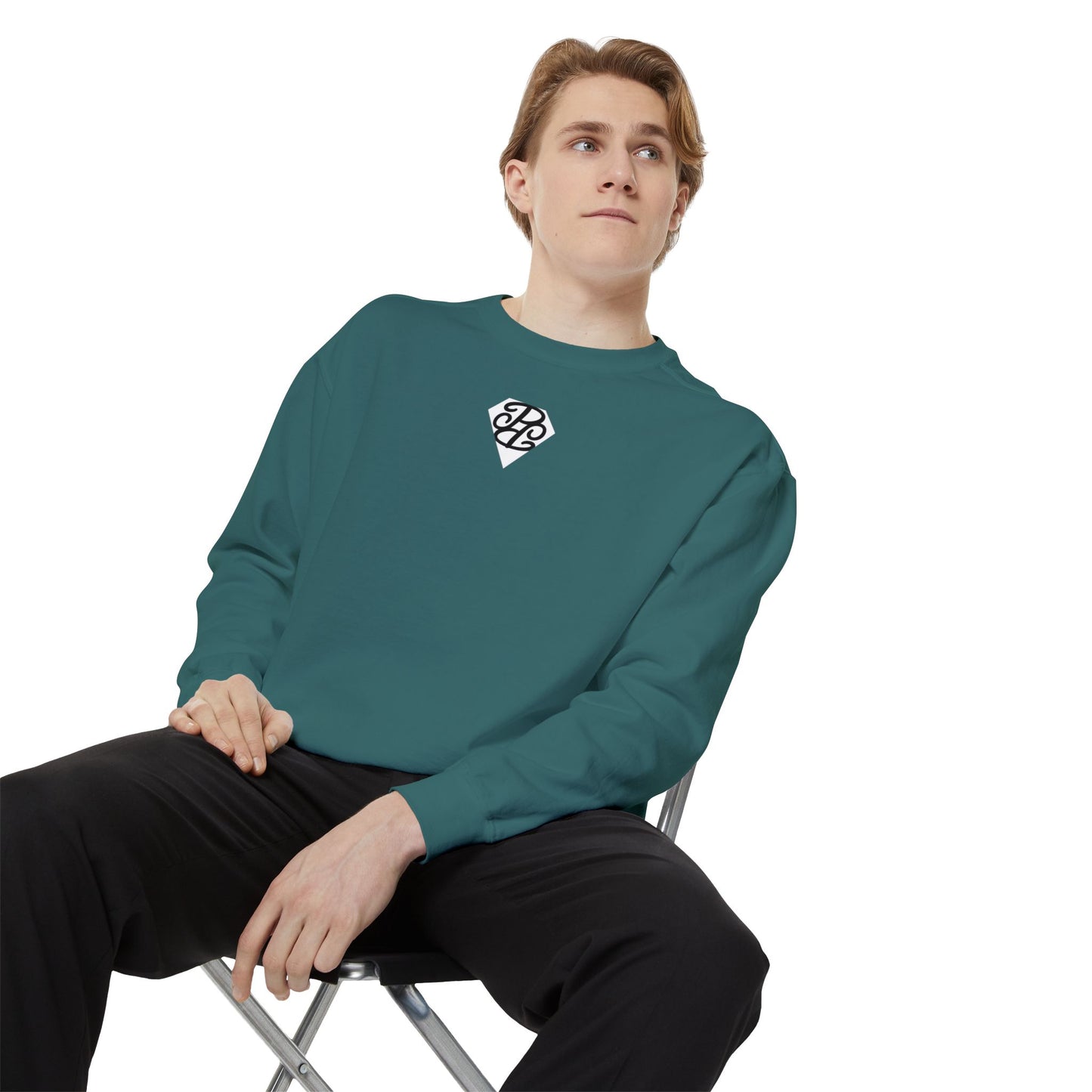 Phallacy Diamond Unisex Garment-Dyed Sweatshirt