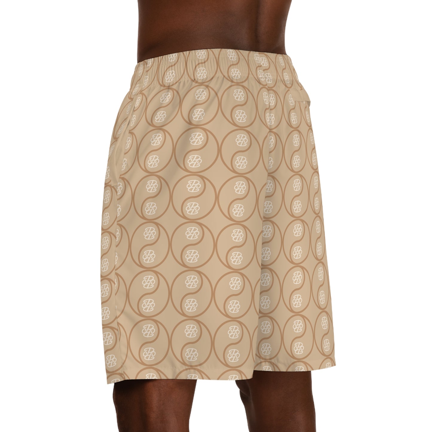 Phallacy Yin-Yang Designer Jogger Shorts