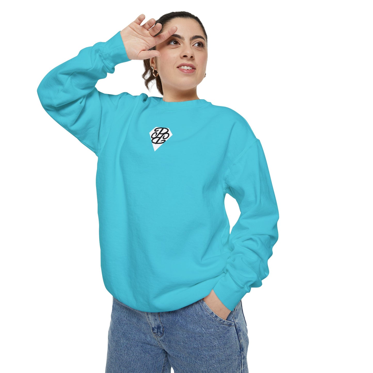 Phallacy Diamond Unisex Garment-Dyed Sweatshirt