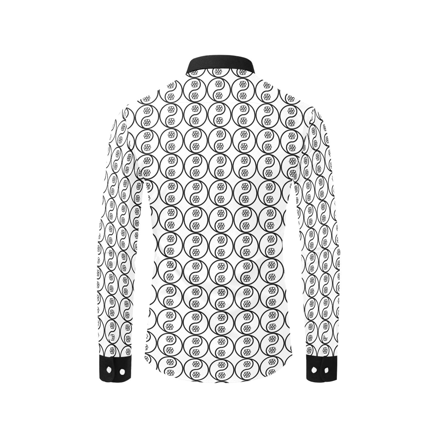 Phallacy Yin-Yang Designer Button Up Dress Shirt