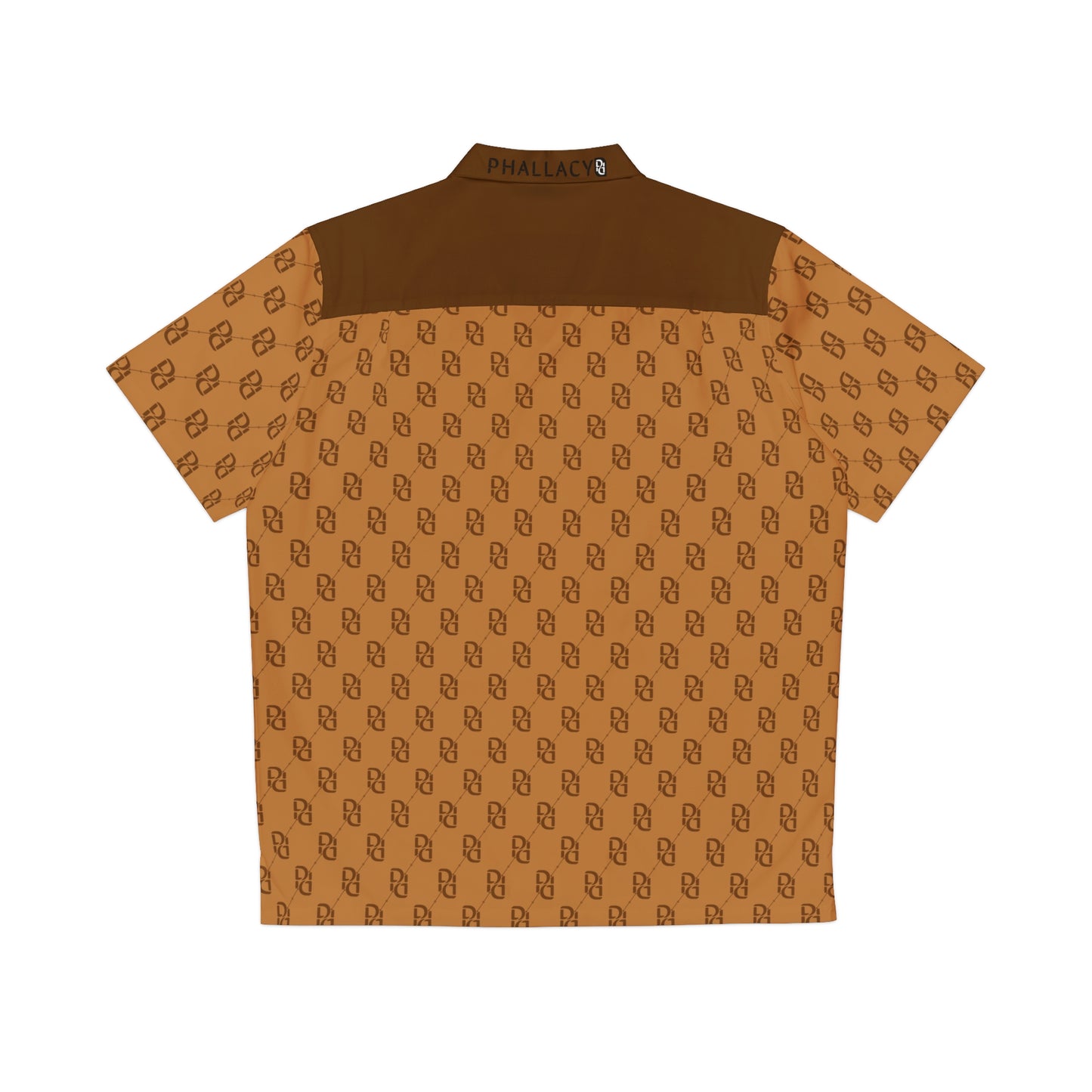 Phallacy Monogram Designer Button Up Shirt