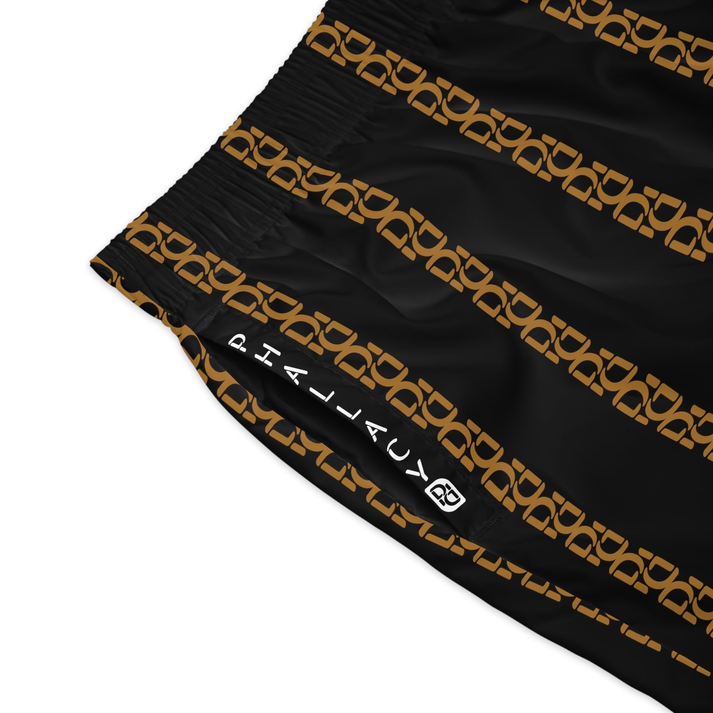 Phallacy Striped Designer Jogger Shorts
