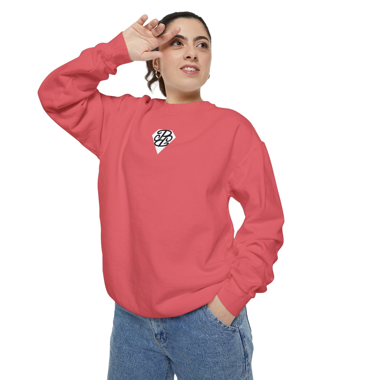 Phallacy Diamond Unisex Garment-Dyed Sweatshirt