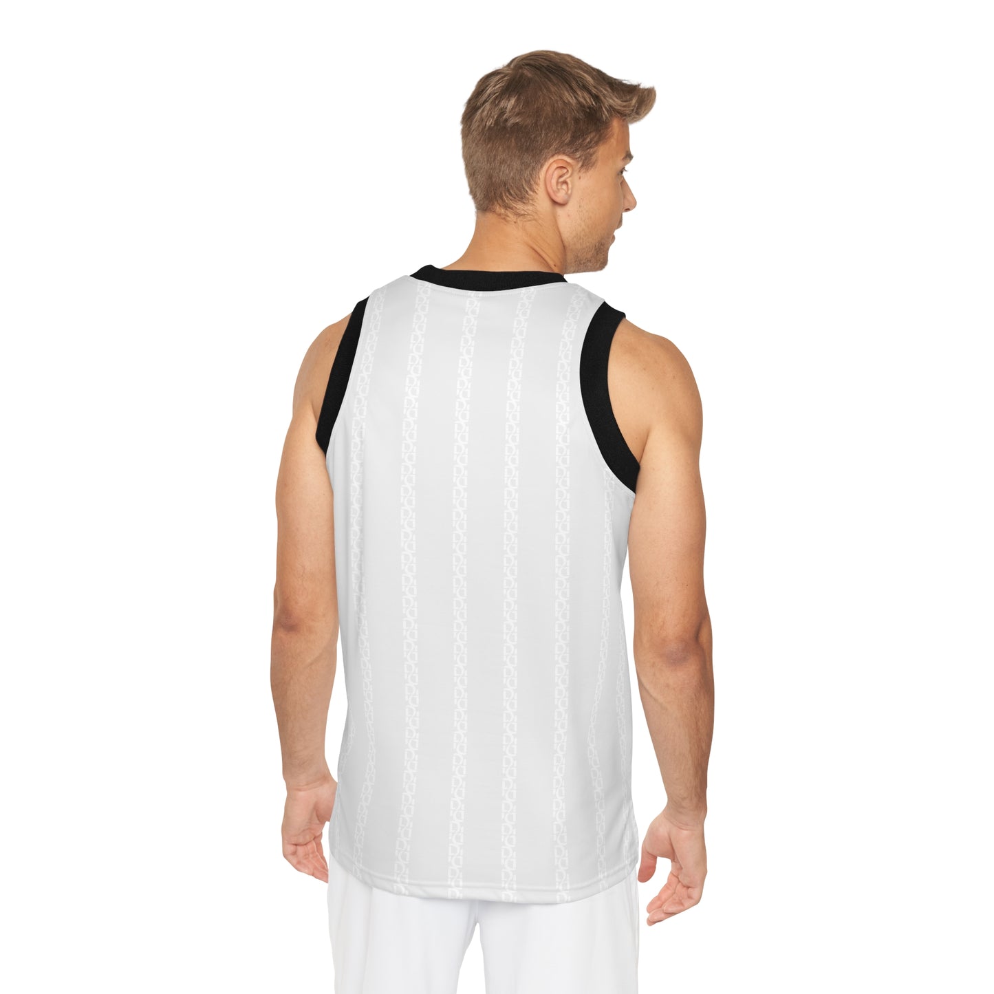 Phallacy Striped Designer Unisex Basketball Jersey