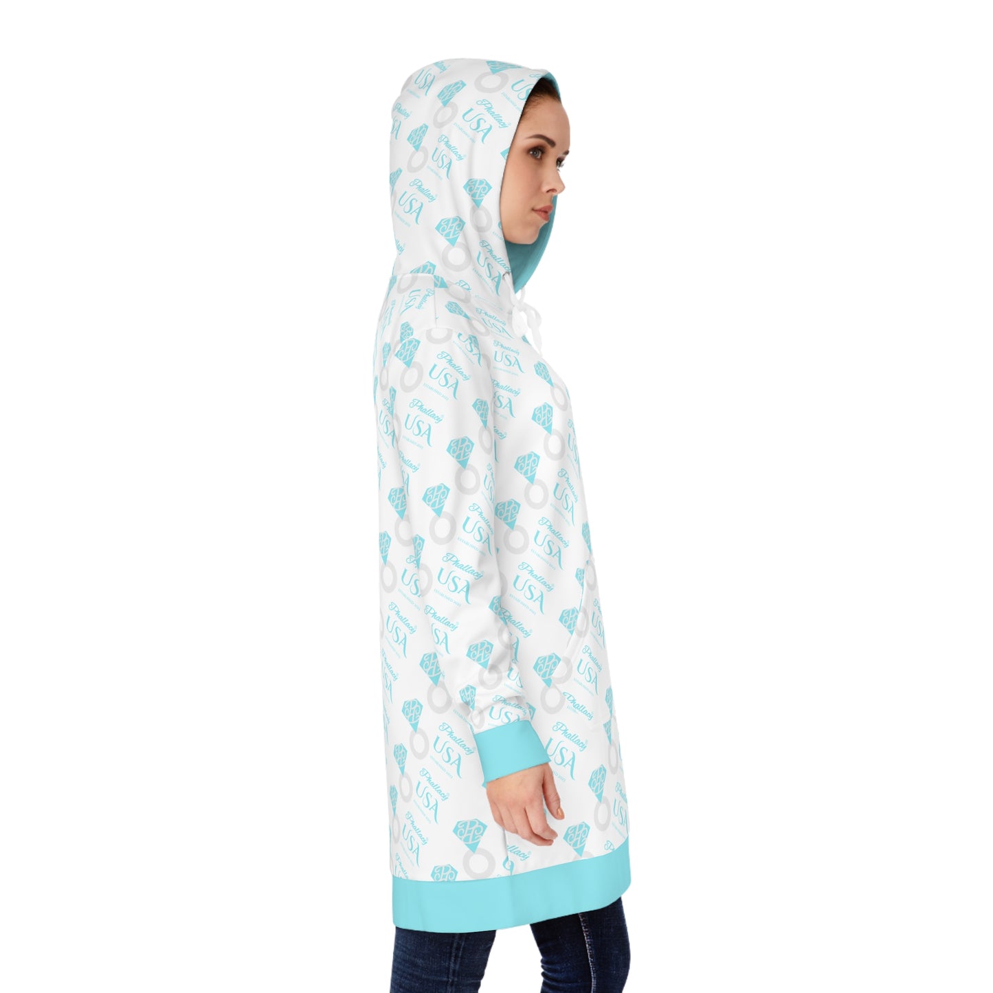 Phallacy Diamond Designer Women's Hoodie Dress