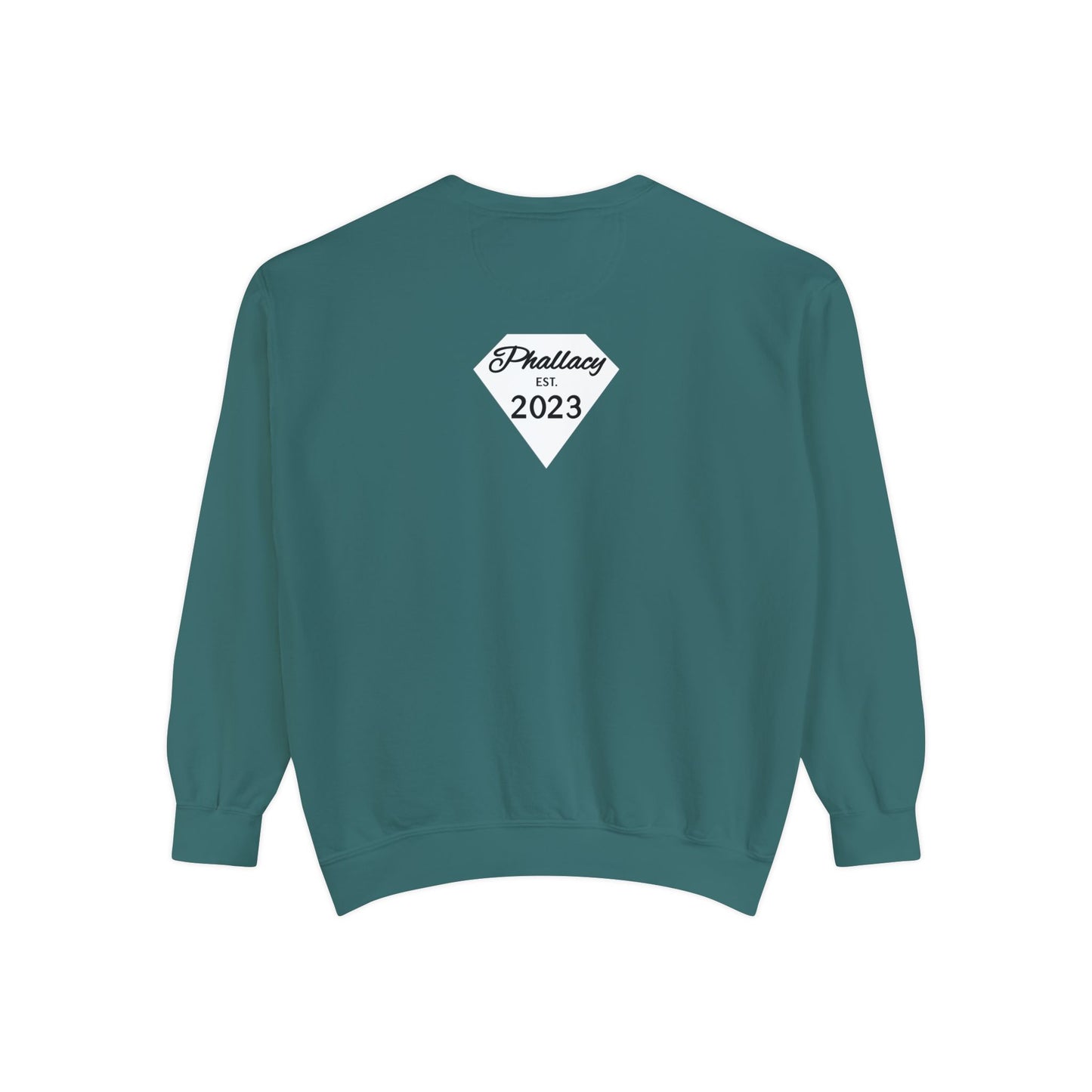 Phallacy Diamond Unisex Garment-Dyed Sweatshirt