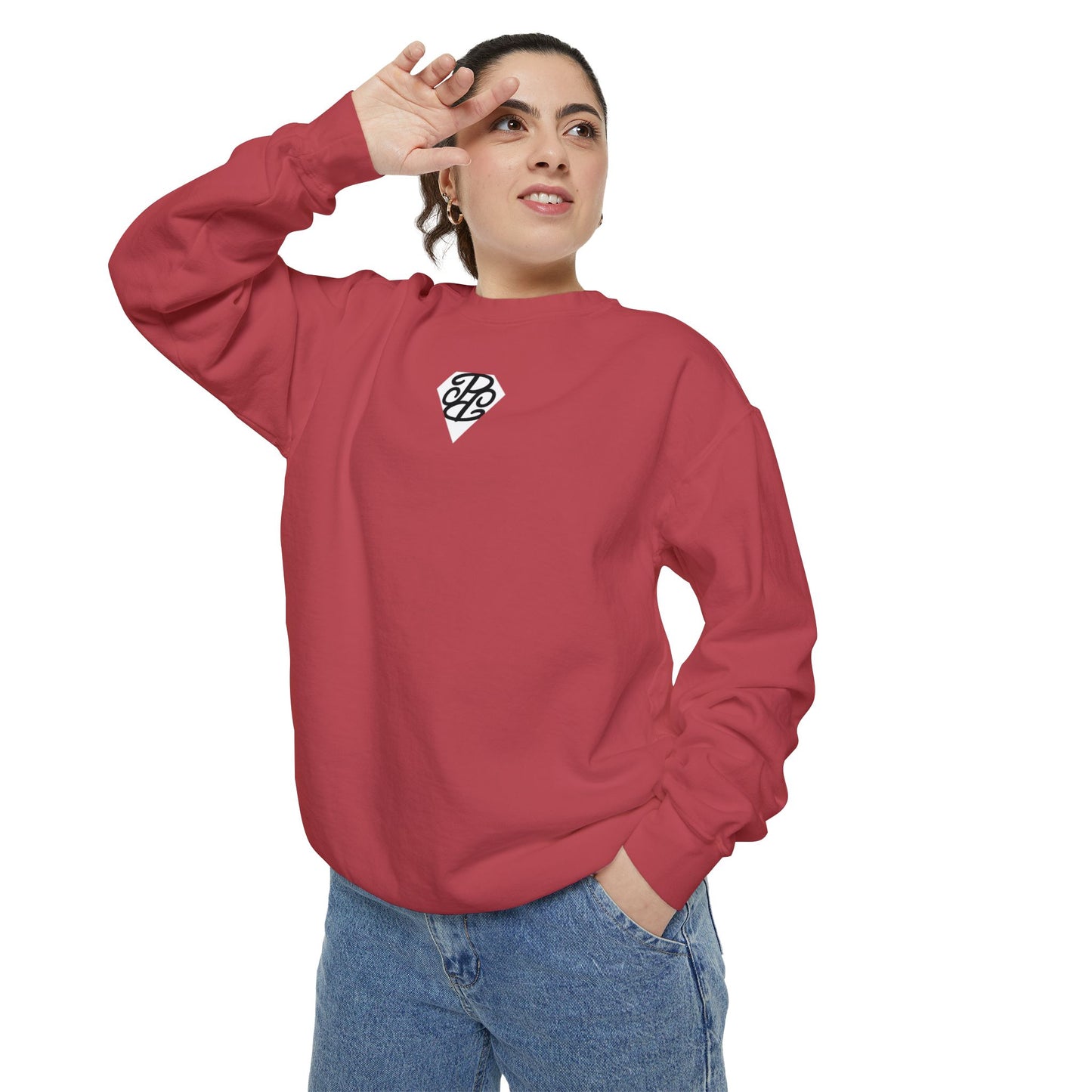 Phallacy Diamond Unisex Garment-Dyed Sweatshirt