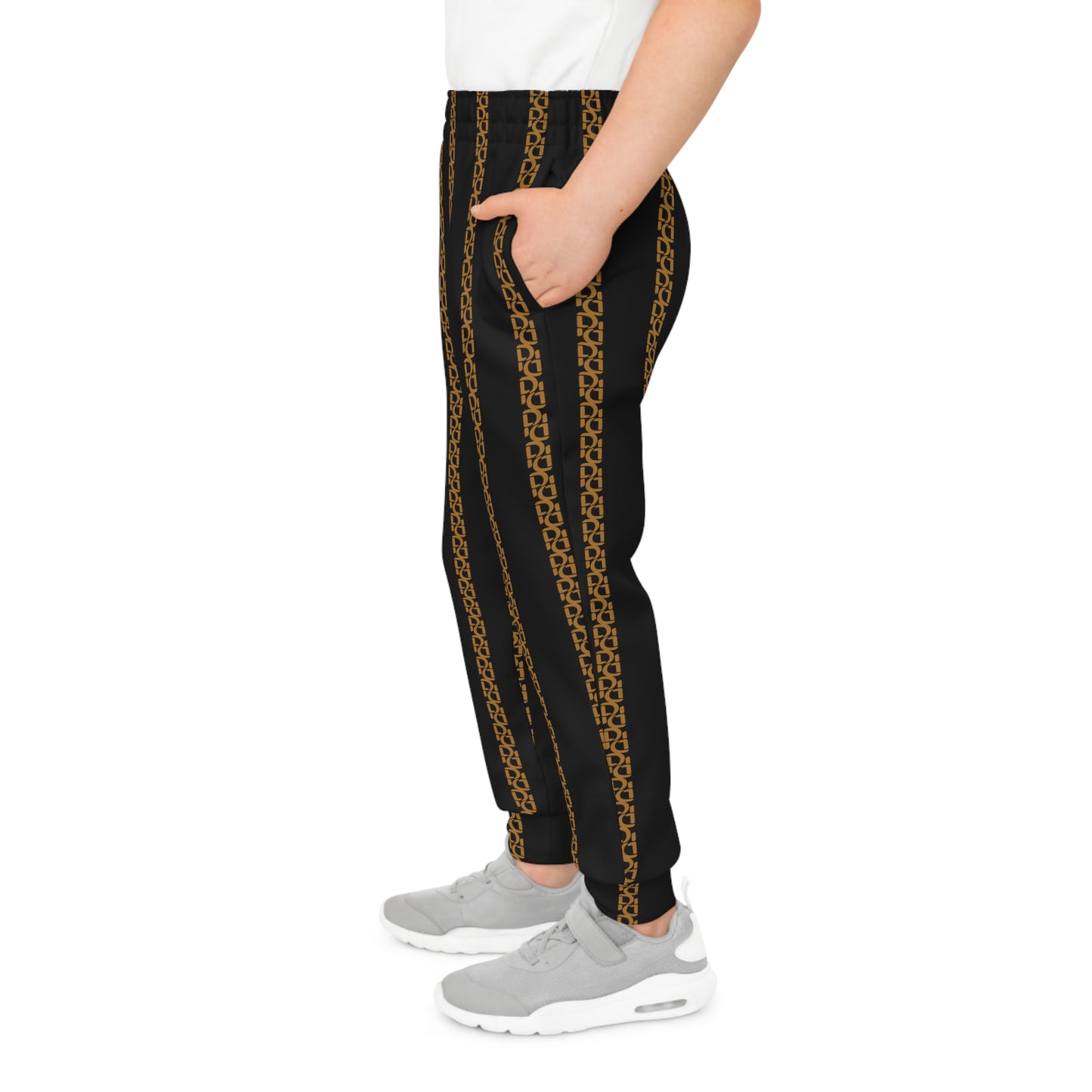 Phallacy Striped Designer Youth Joggers