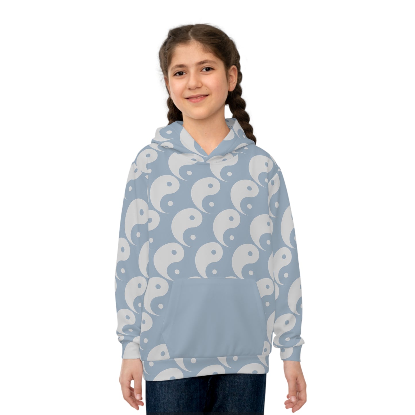 Phallacy Yin-Yang Designer Youth Hoodie