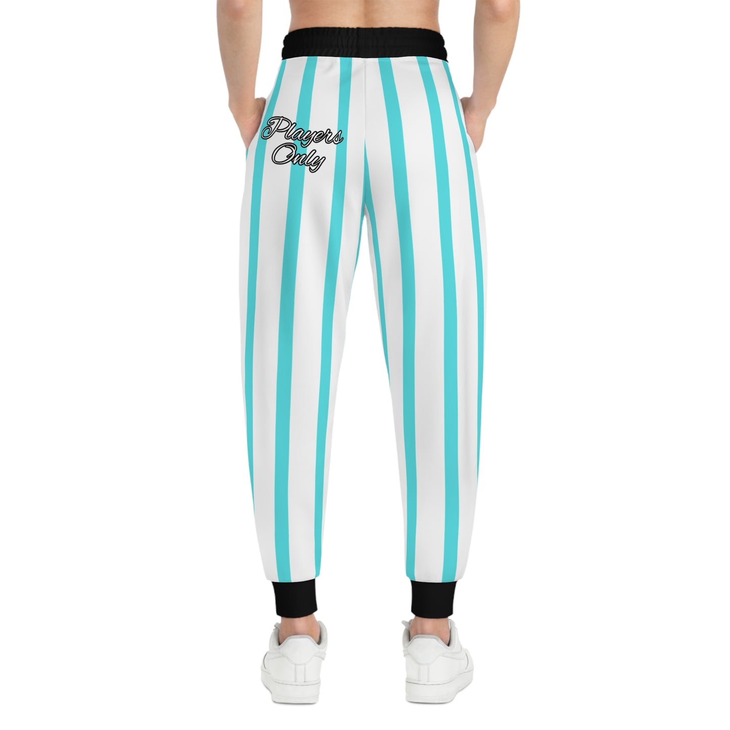 Phallacy Striped Designer Unisex Athletic Joggers