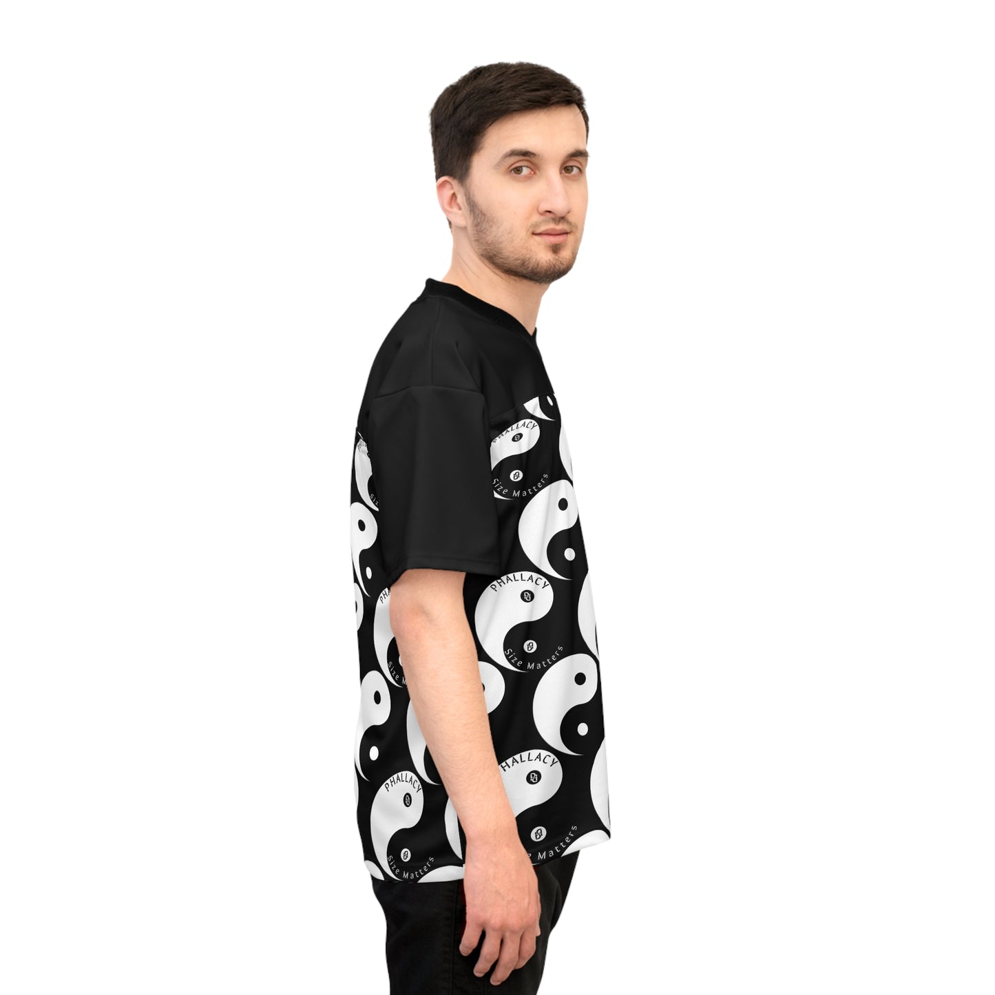 Phallacy Yin-Yang Designer Unisex Football Jersey