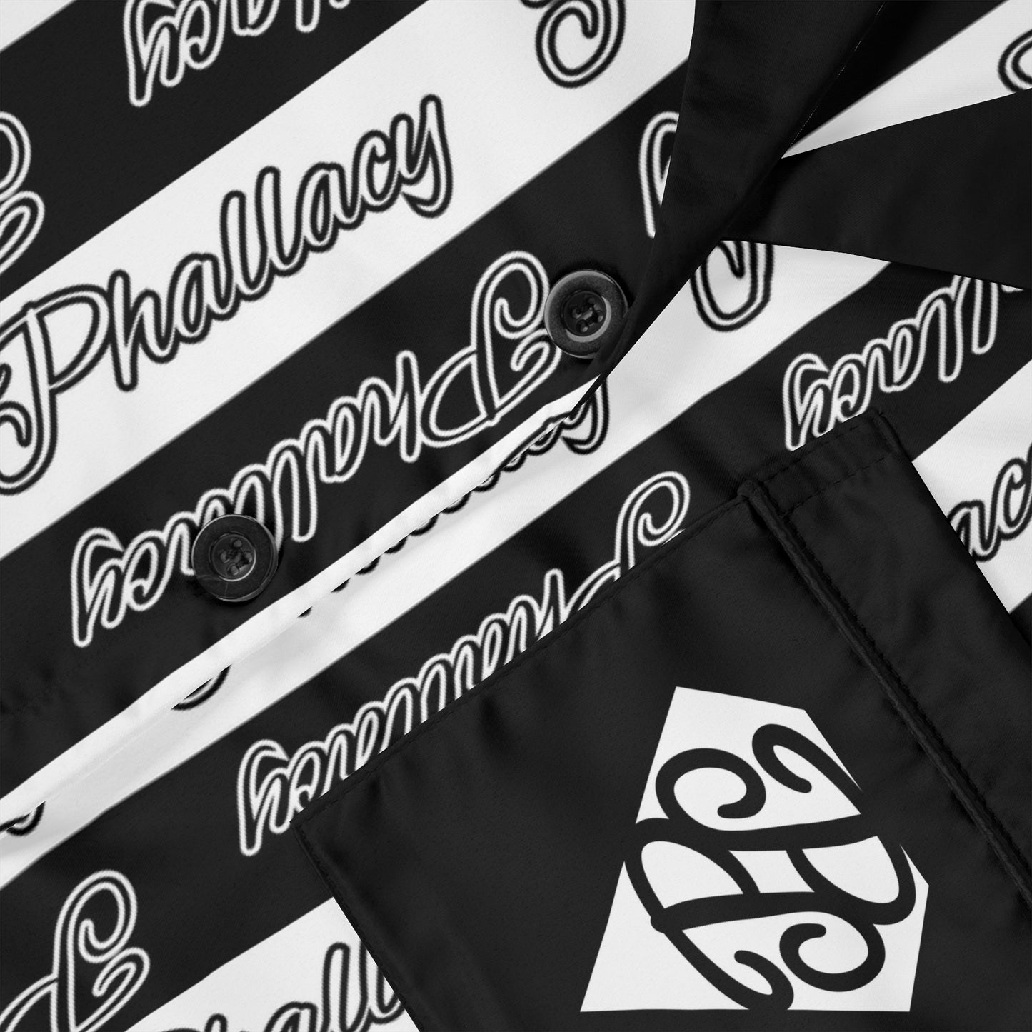 Phallacy Signature Designer Women's Satin Pajama Set - Stylish Lounge Wear for Cozy Nights