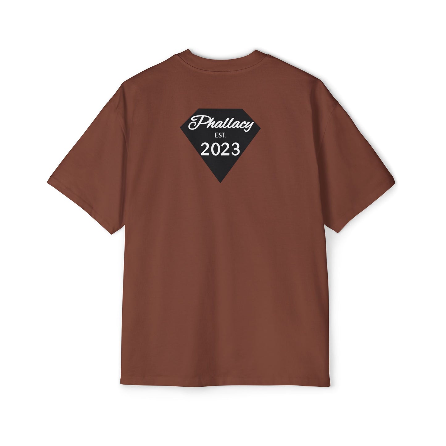 Phallacy Diamond Men's Heavy Oversized Tee
