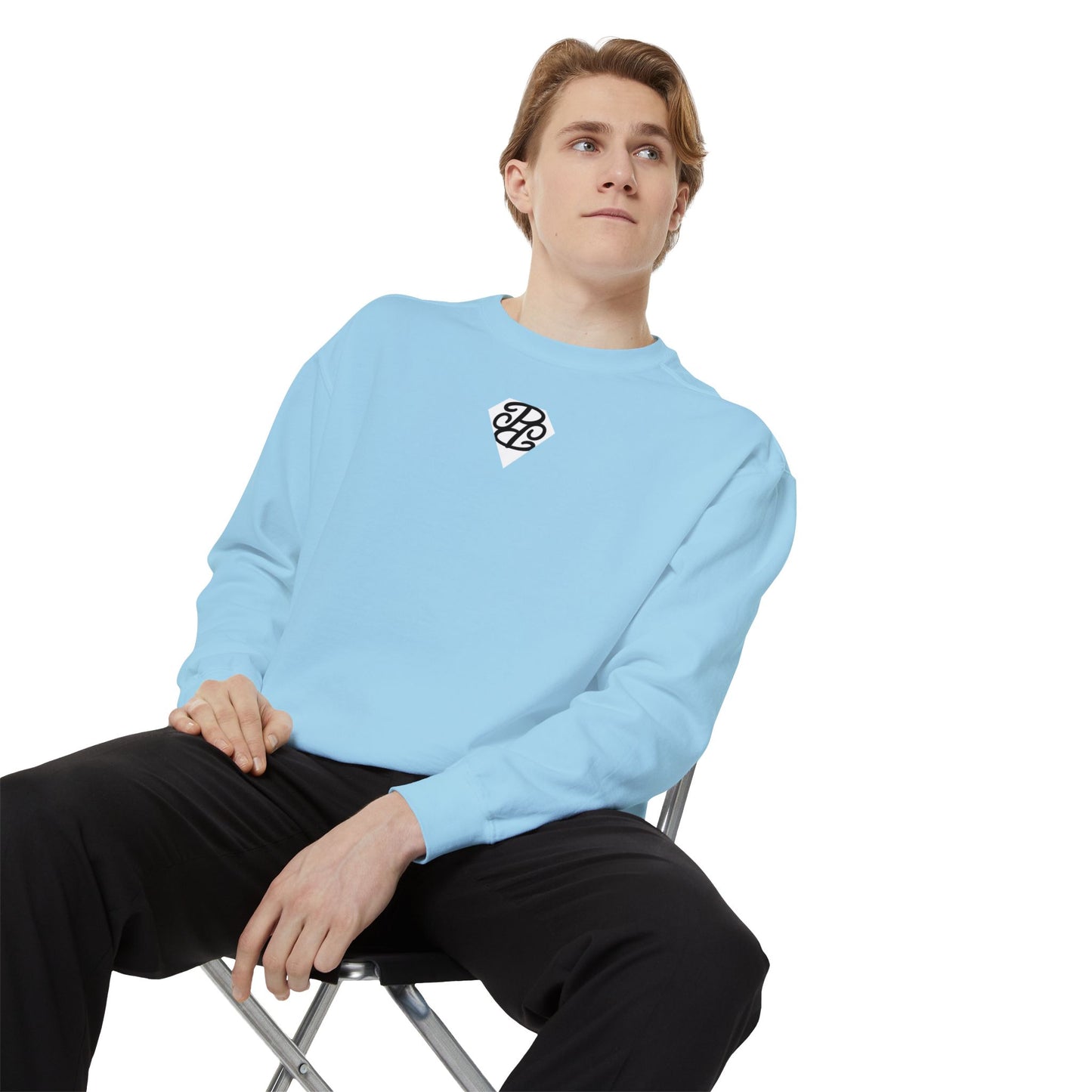 Phallacy Diamond Unisex Garment-Dyed Sweatshirt